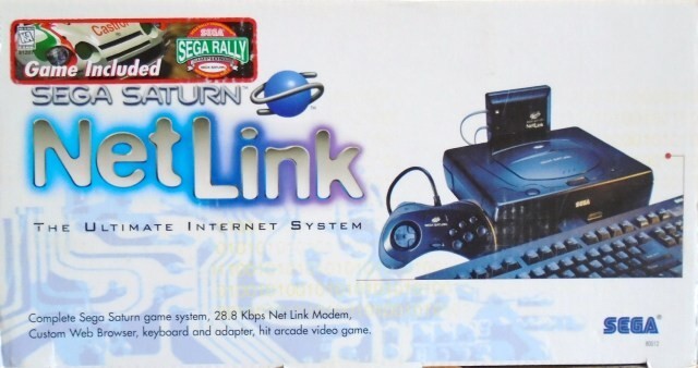 Sega Saturn NetLink Console Limited Box Set Sega Rally Very Rare! UNUSED! NIB