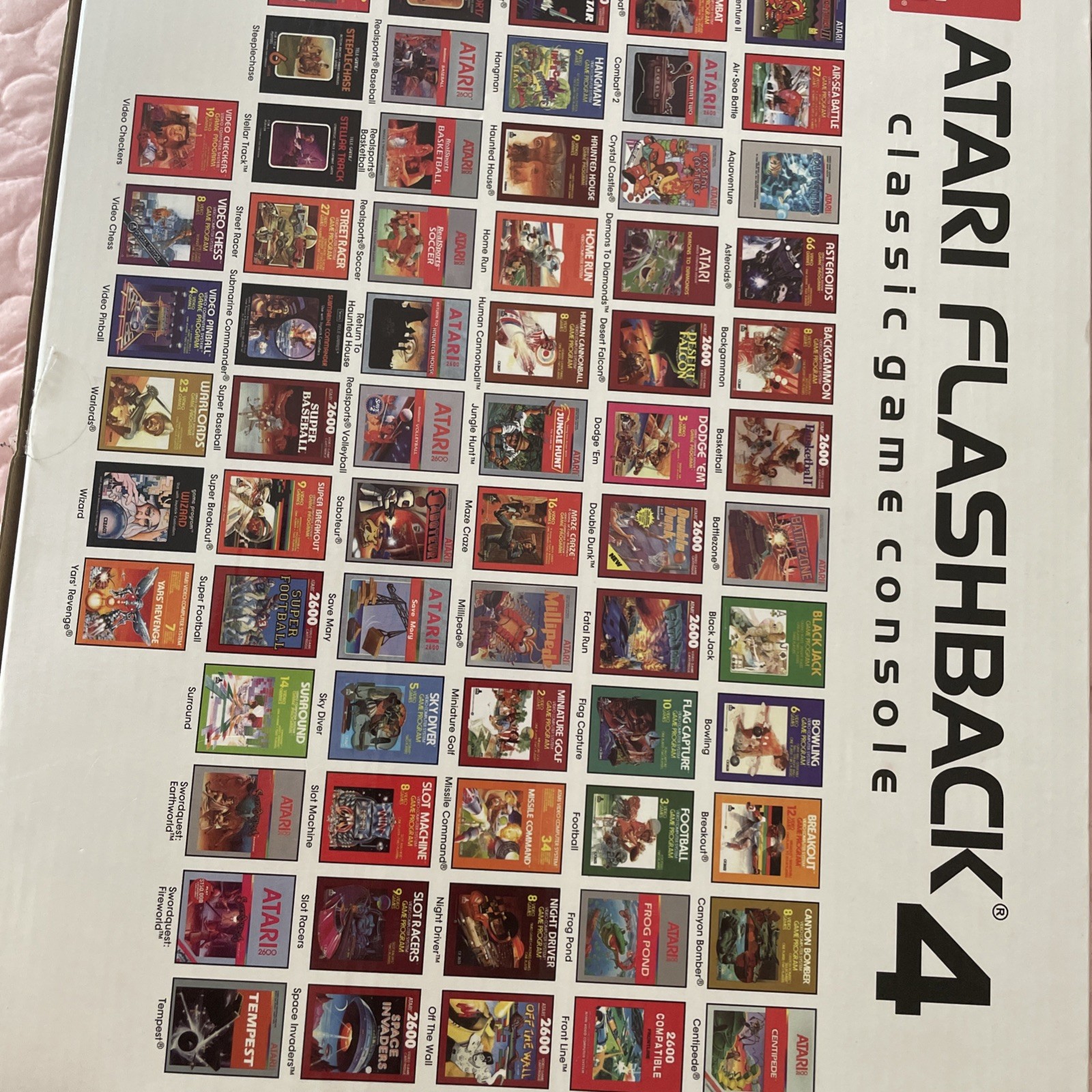 2013 Atari Flashback 4 Classic Game 76 Built-in Games/ Wireless Controller