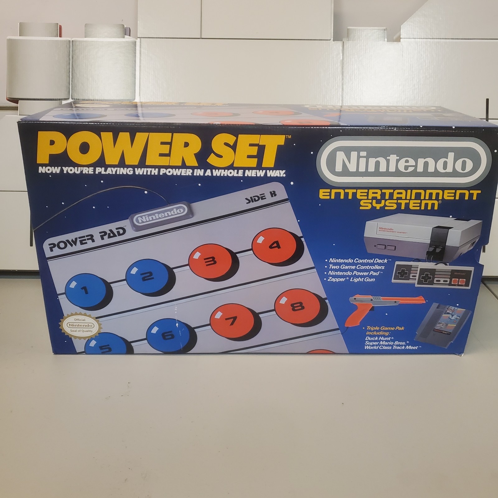 Nintendo Entertainment System NES Power Set CIB | Tested Working W/ Accessories