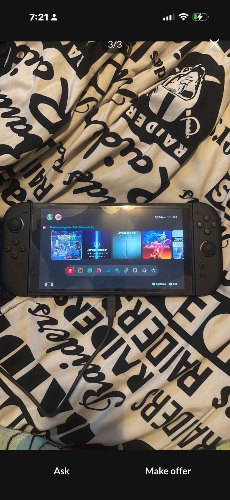 Nintendo Switch Handheld System w/ Joy-Con Wi-Fi USB-C Black