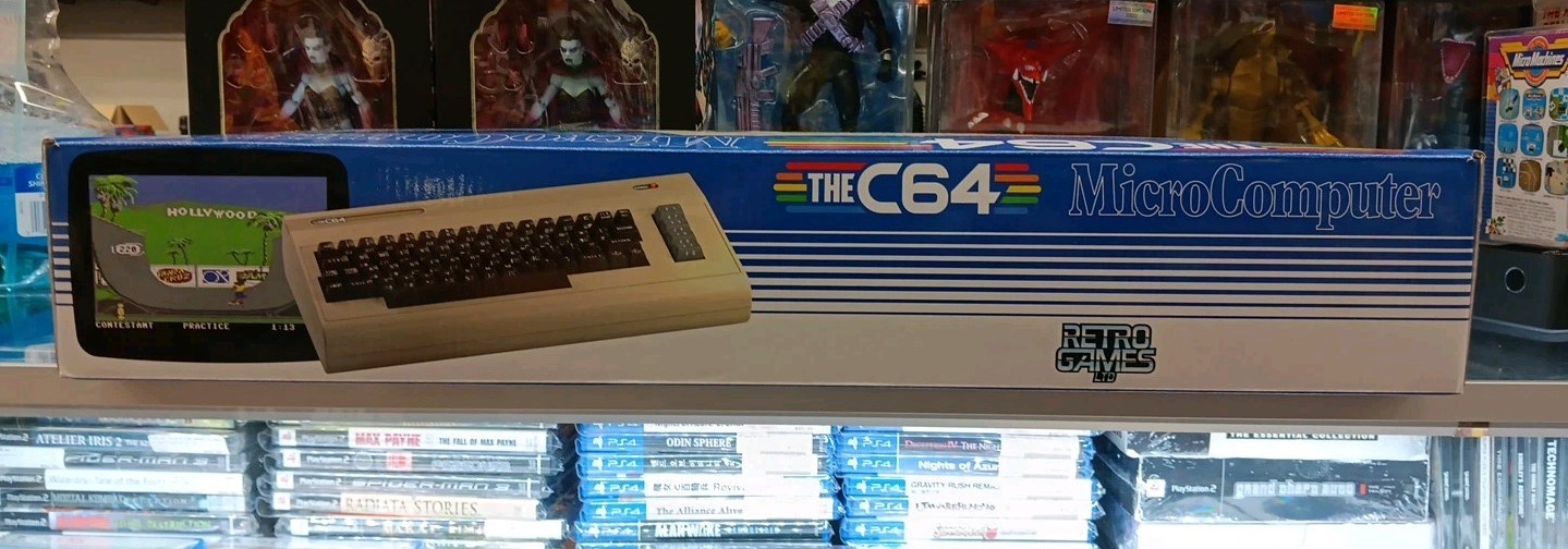 Retro Games C64 Maxi full size COMPUTER !! SUPER CLEAN USED ONLY ONCE!