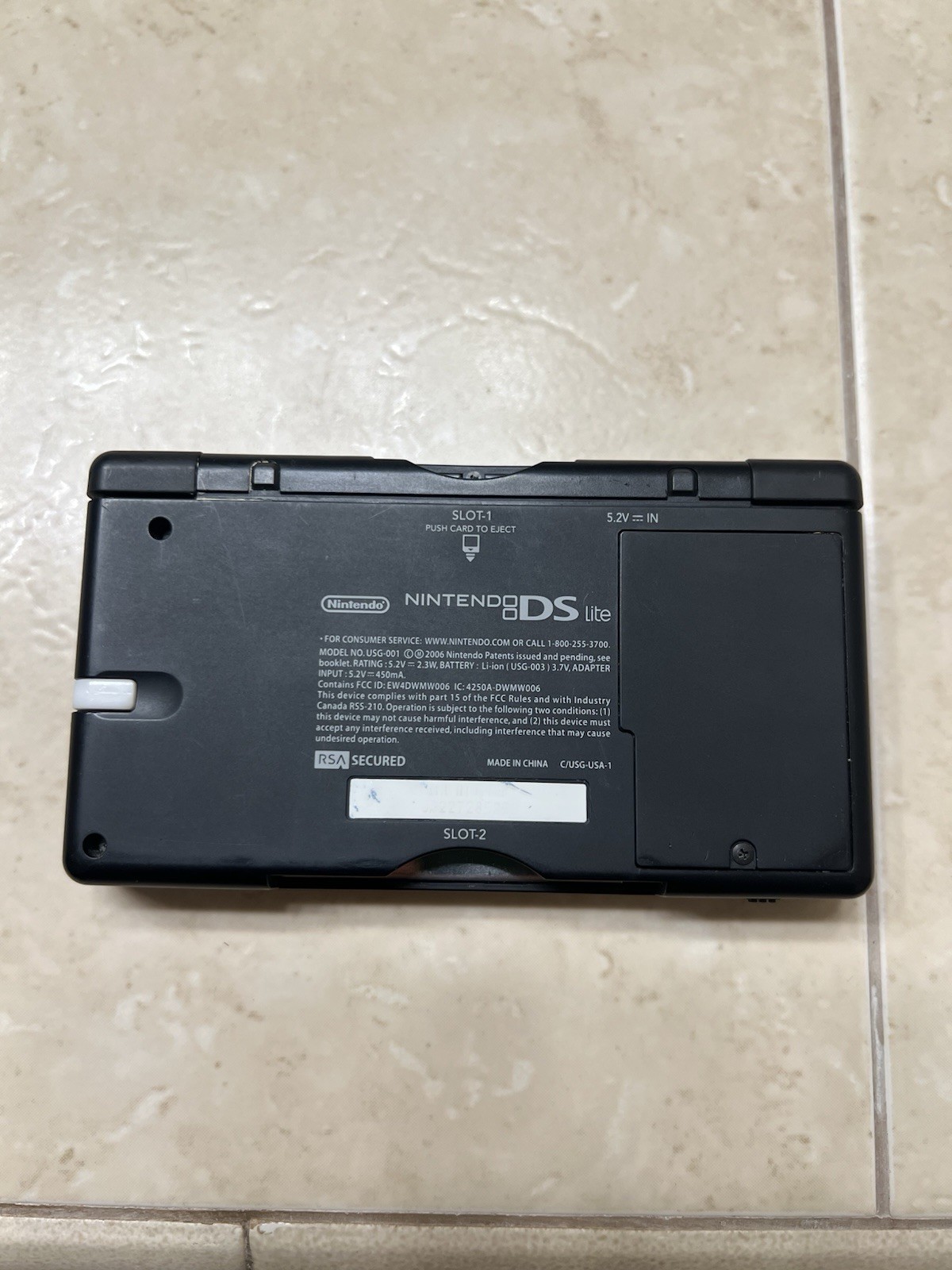 Nintendo DS Lite Red Handheld Console (USG-S-RMKB) – NO DUST COVER