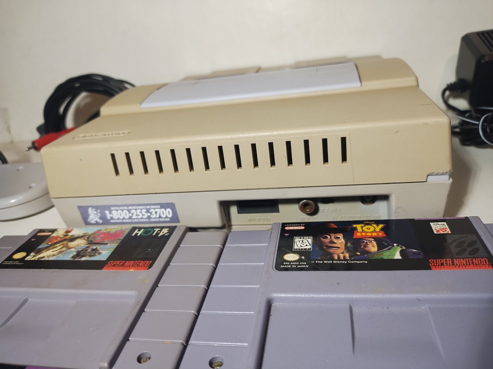 Super Nintendo Control Deck Console System w Games Tested