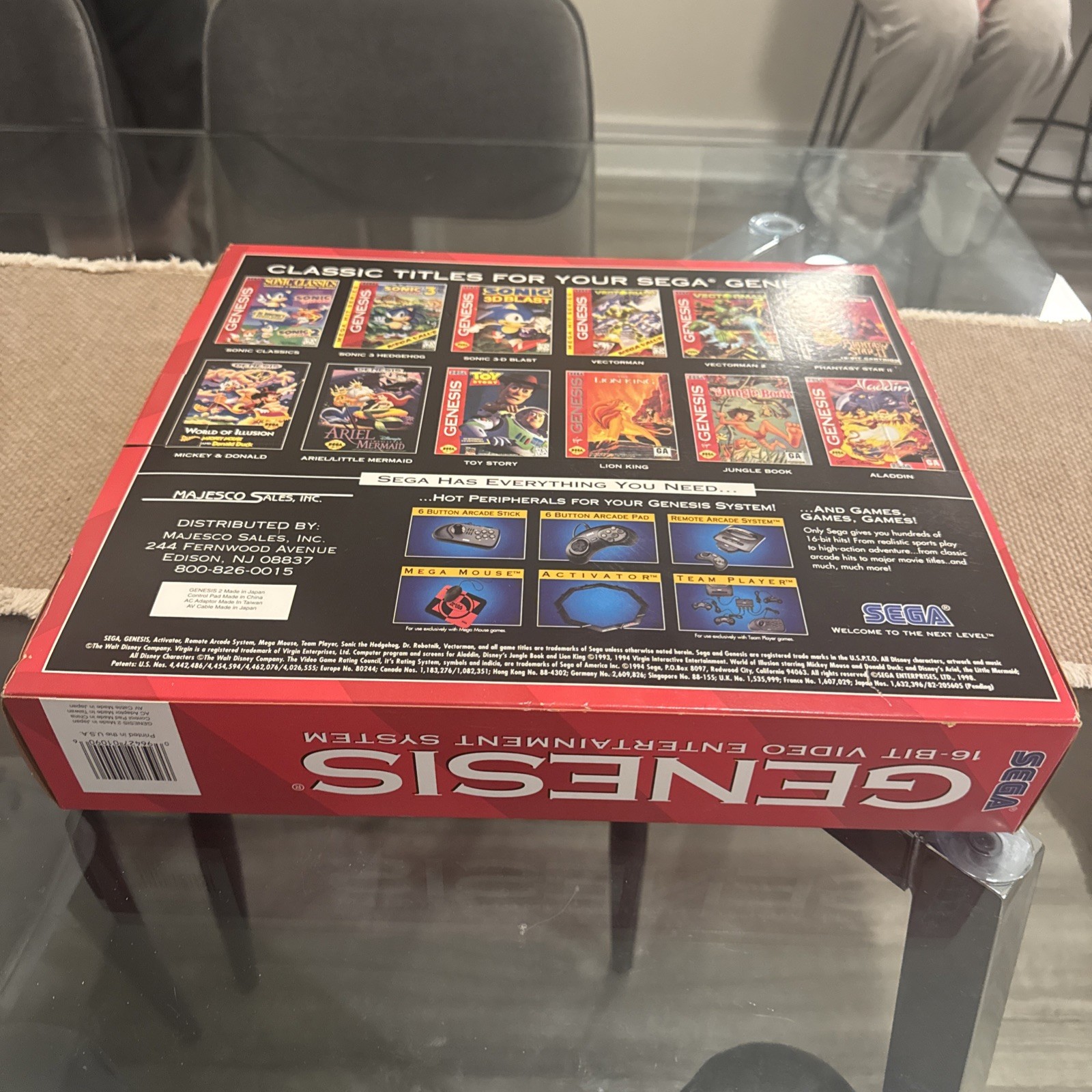 NEW Sega Genesis 2 Core System Console NEVER USED Majesco MK-1451 RARE VA4 MOBO