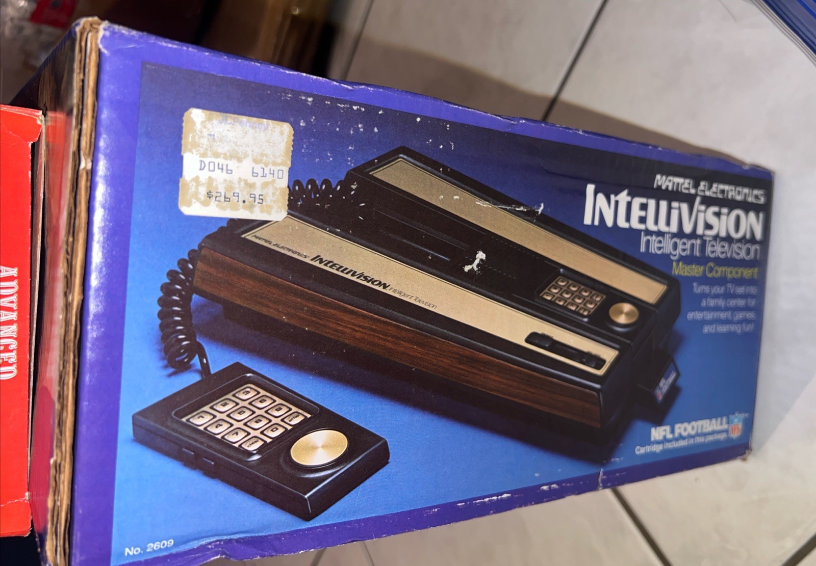 1979 INTELLEVISION CONSOLE MODEL 2609 WITH 16 GAMES See Photos NICE!!