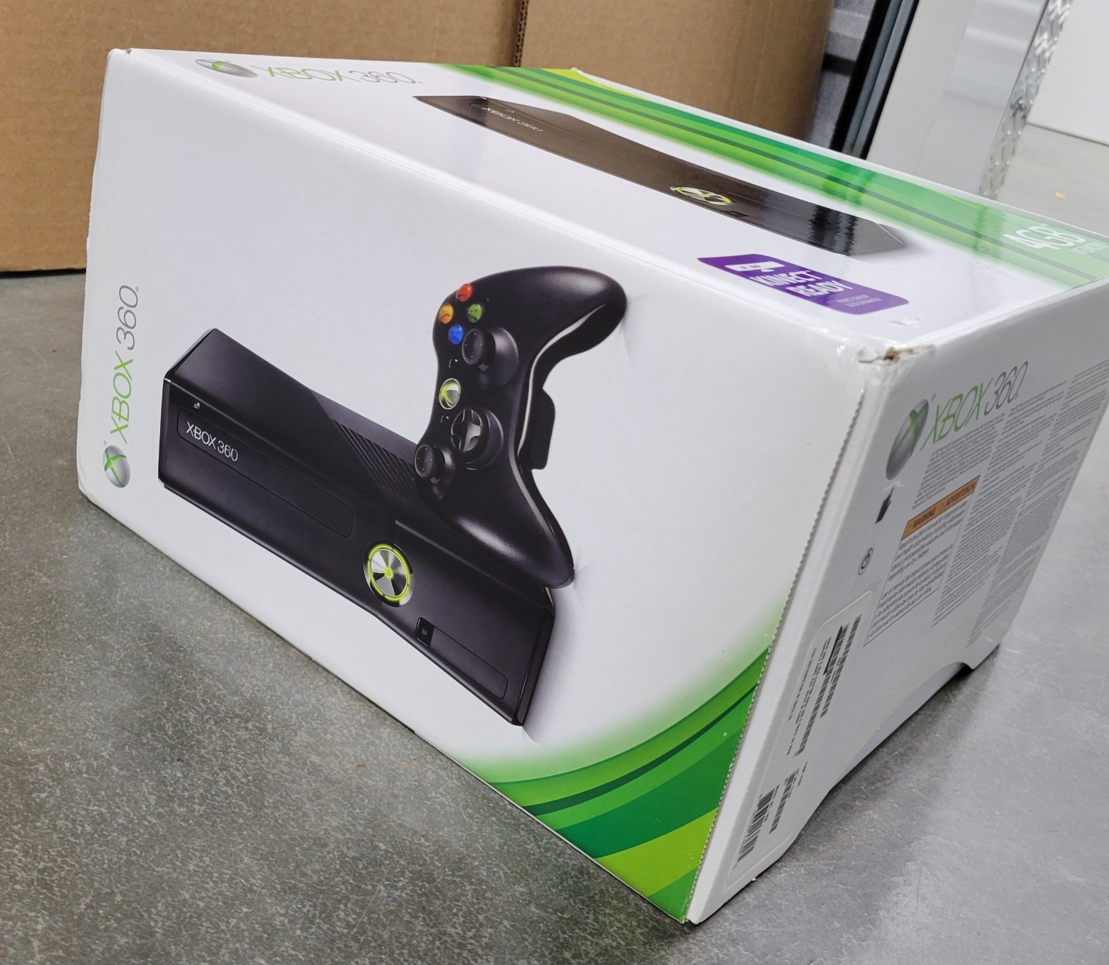 Xbox 360 Slim Console In Box Bundle 15 Games Controller 250GB Model 1439