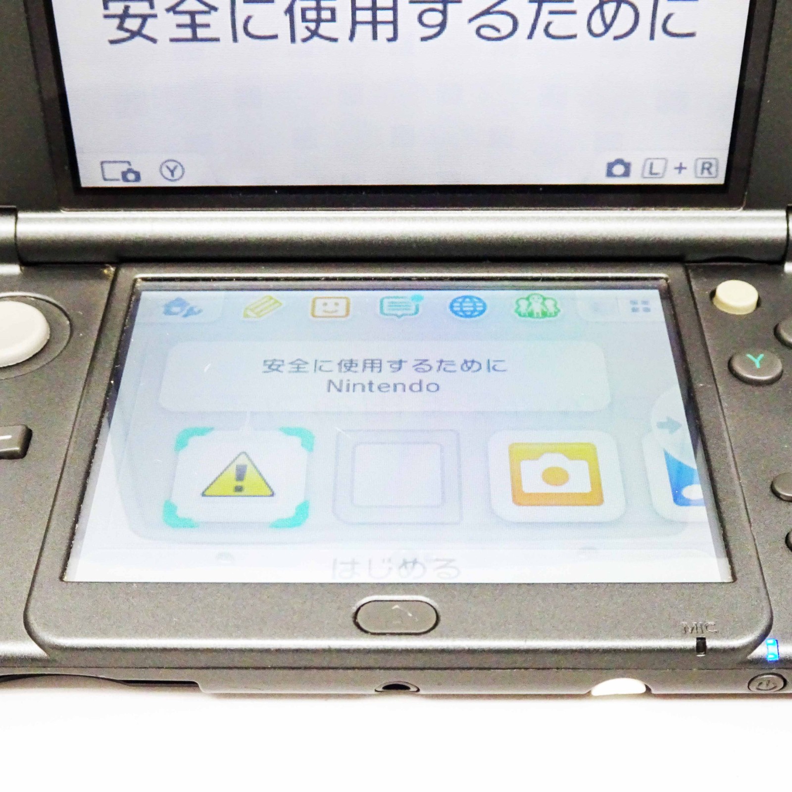 New Nintendo 3DS LL XL Metalic Black Console Handheld System Japan Tested
