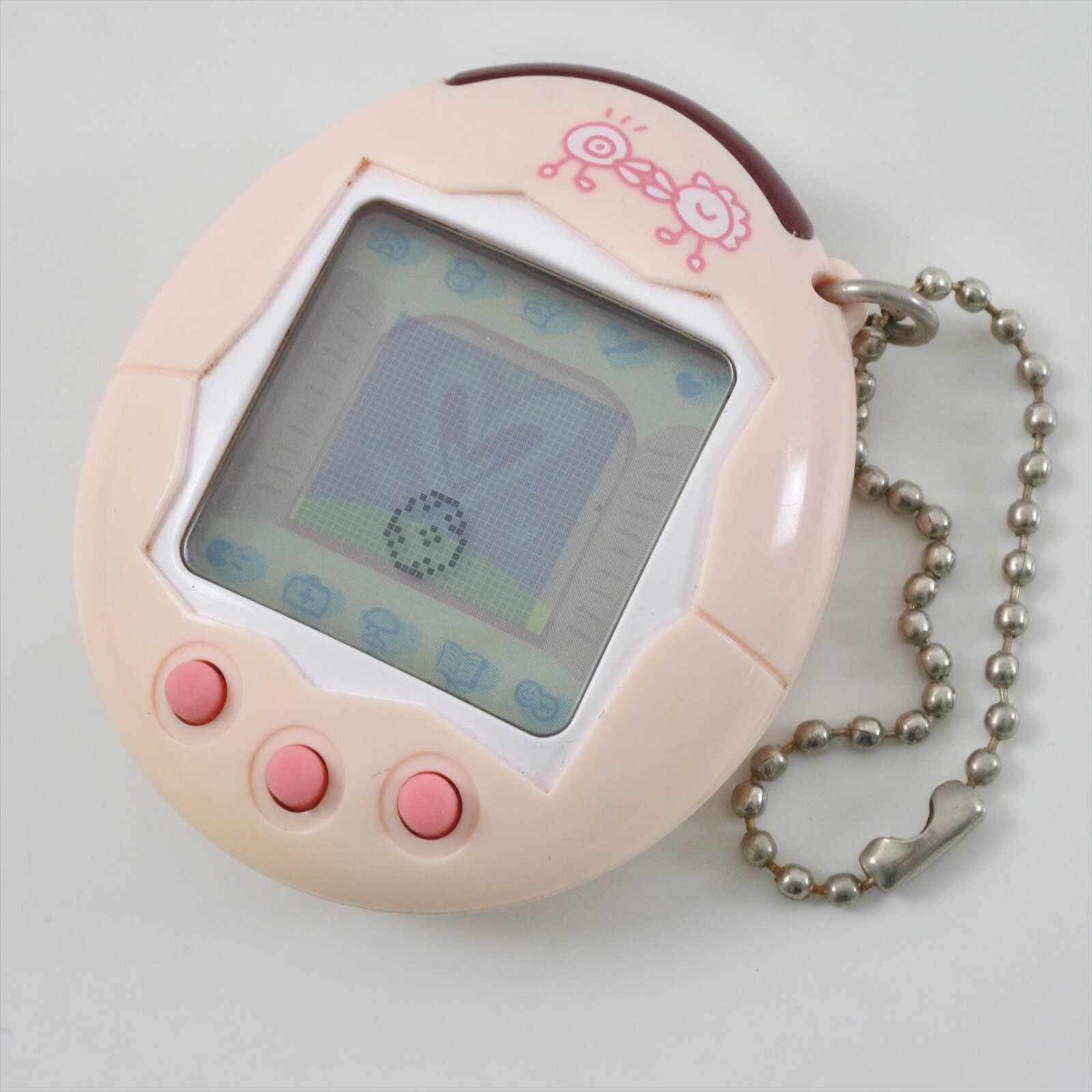 Kaettekita Tamagotch PLUS Handheld Console PINK Tamagocchi 22231 Bandai