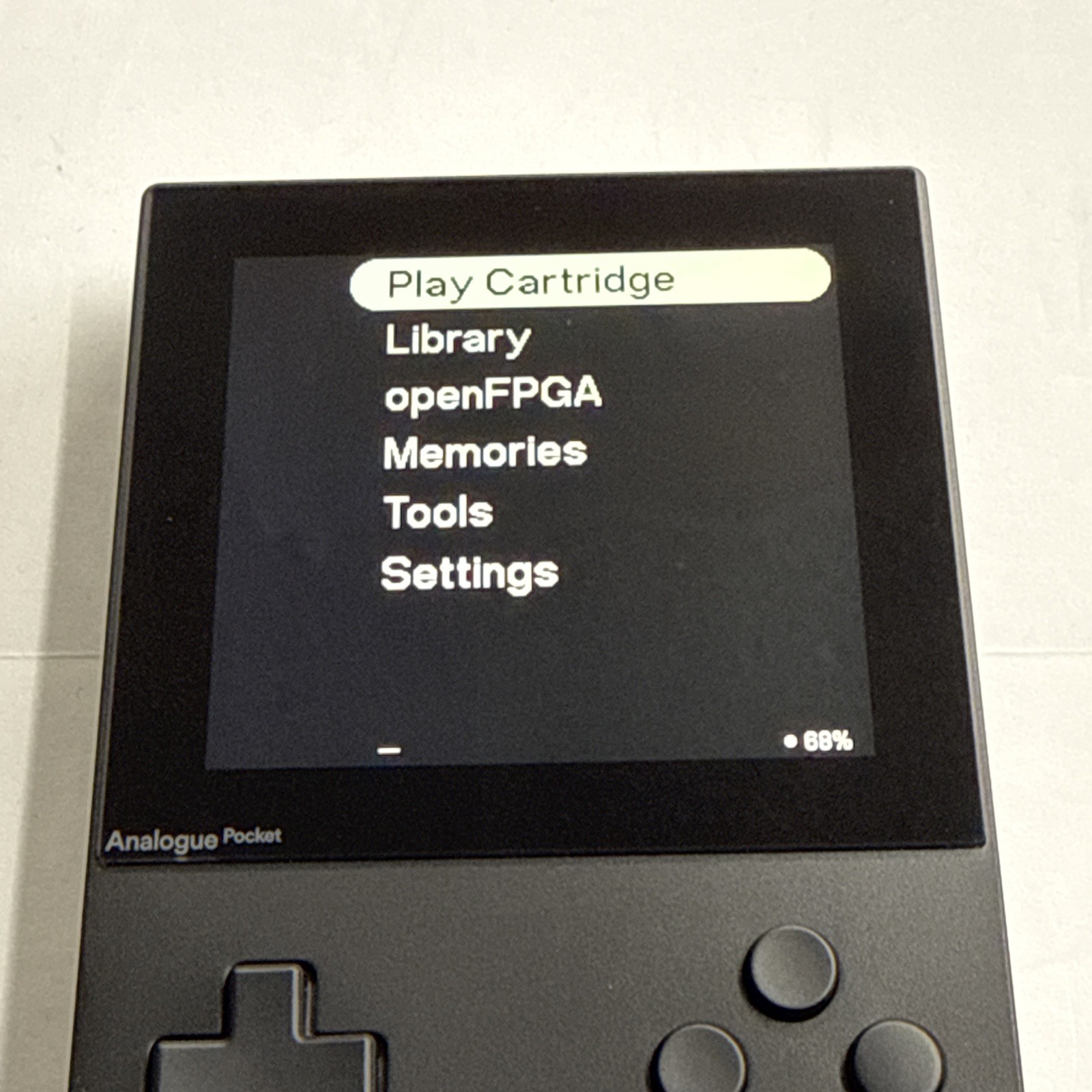 Analogue Pocket – Handheld System – Black Gameboy Color Advance Console Complete