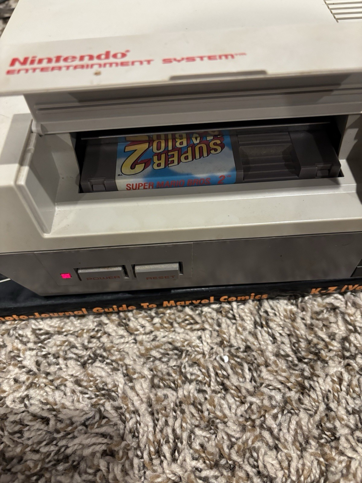 Original Nintendo NES Console W/ 2 Controllers, Zapper, 4 Games, Cords, Tested