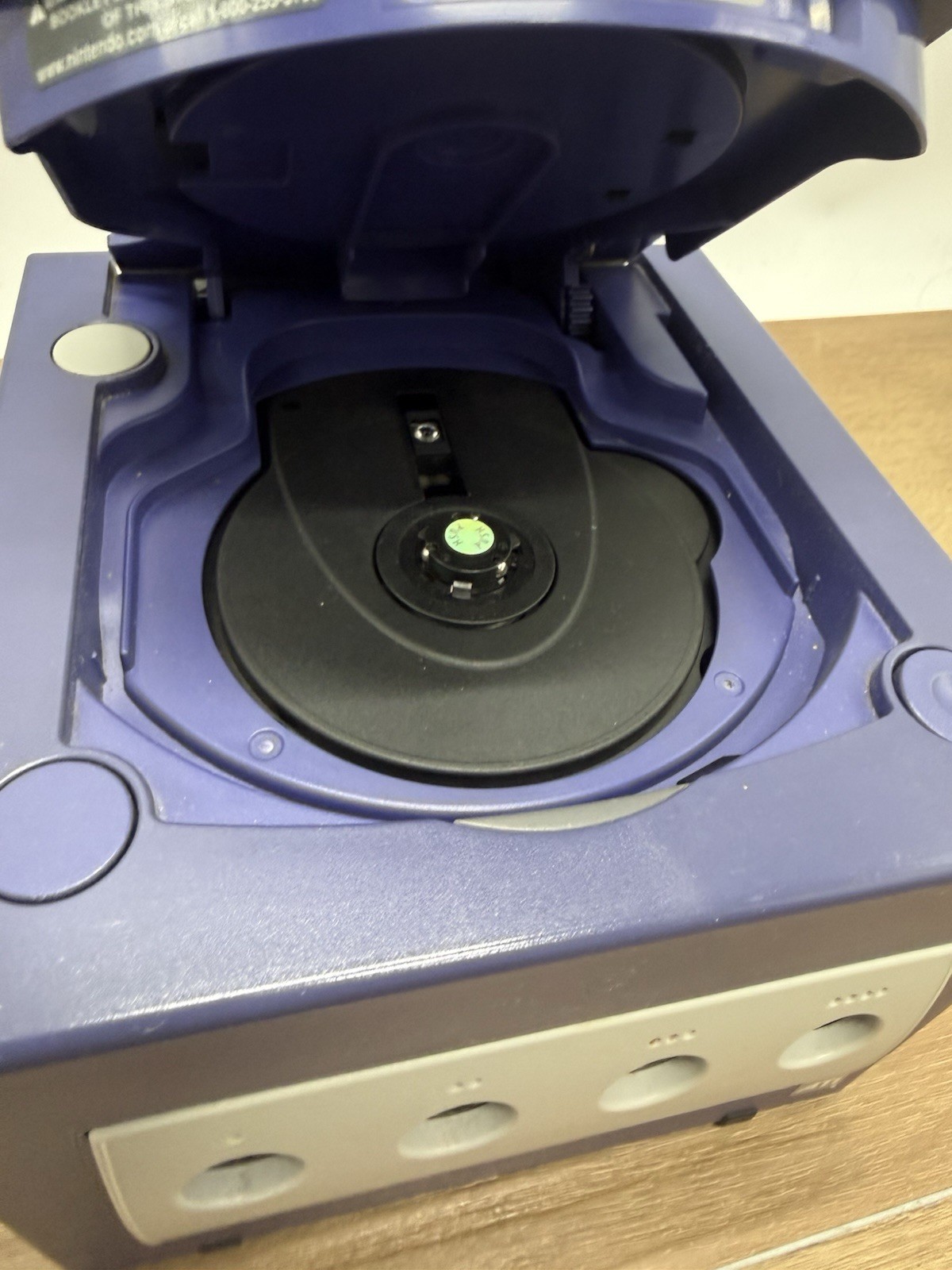 Indigo Nintendo GameCube (DOL-001) With Two Controllers And Game Tested