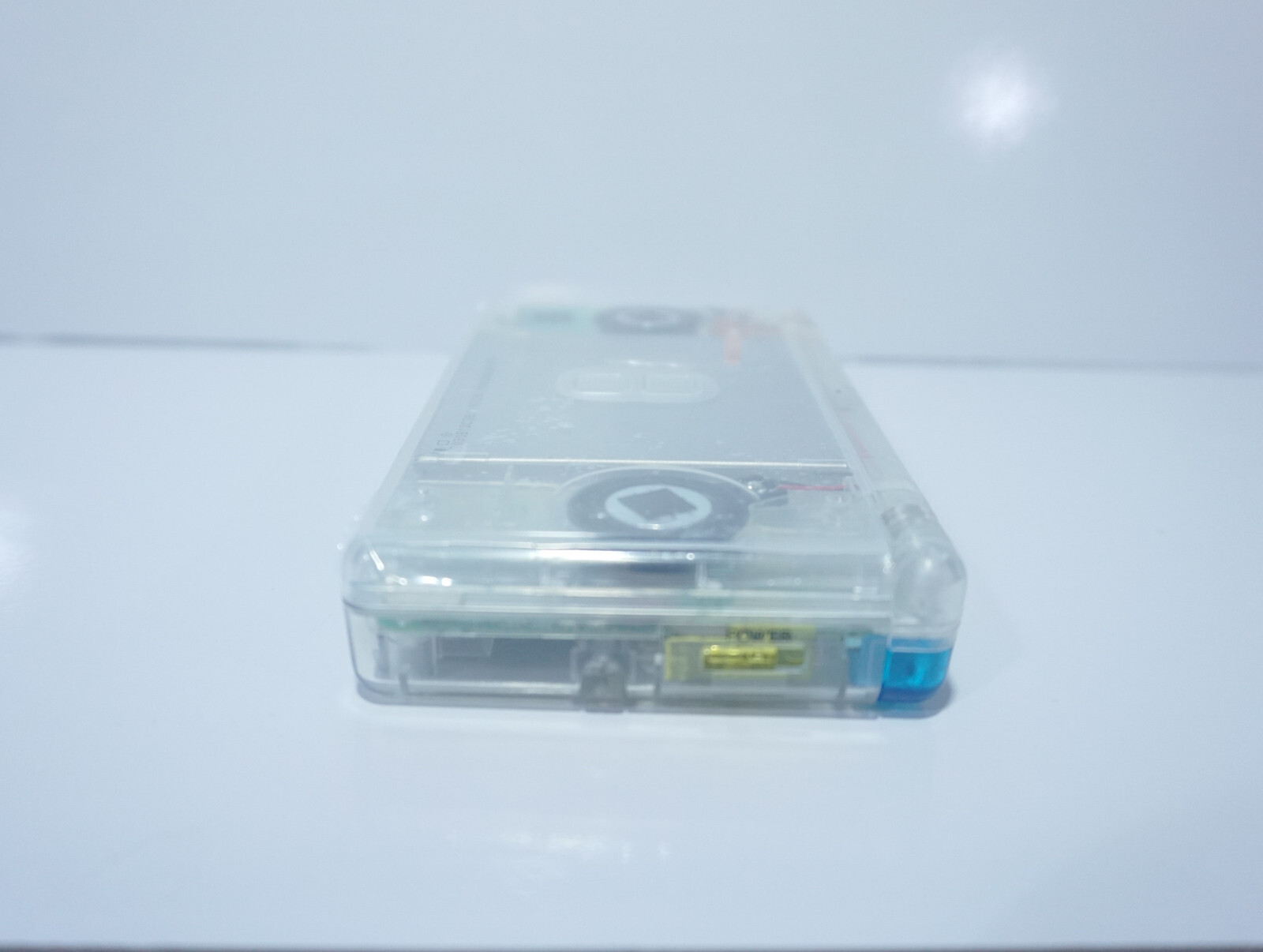 Nintendo DS Lite Transparent Clear Handheld Game System with Rainbow Buttons