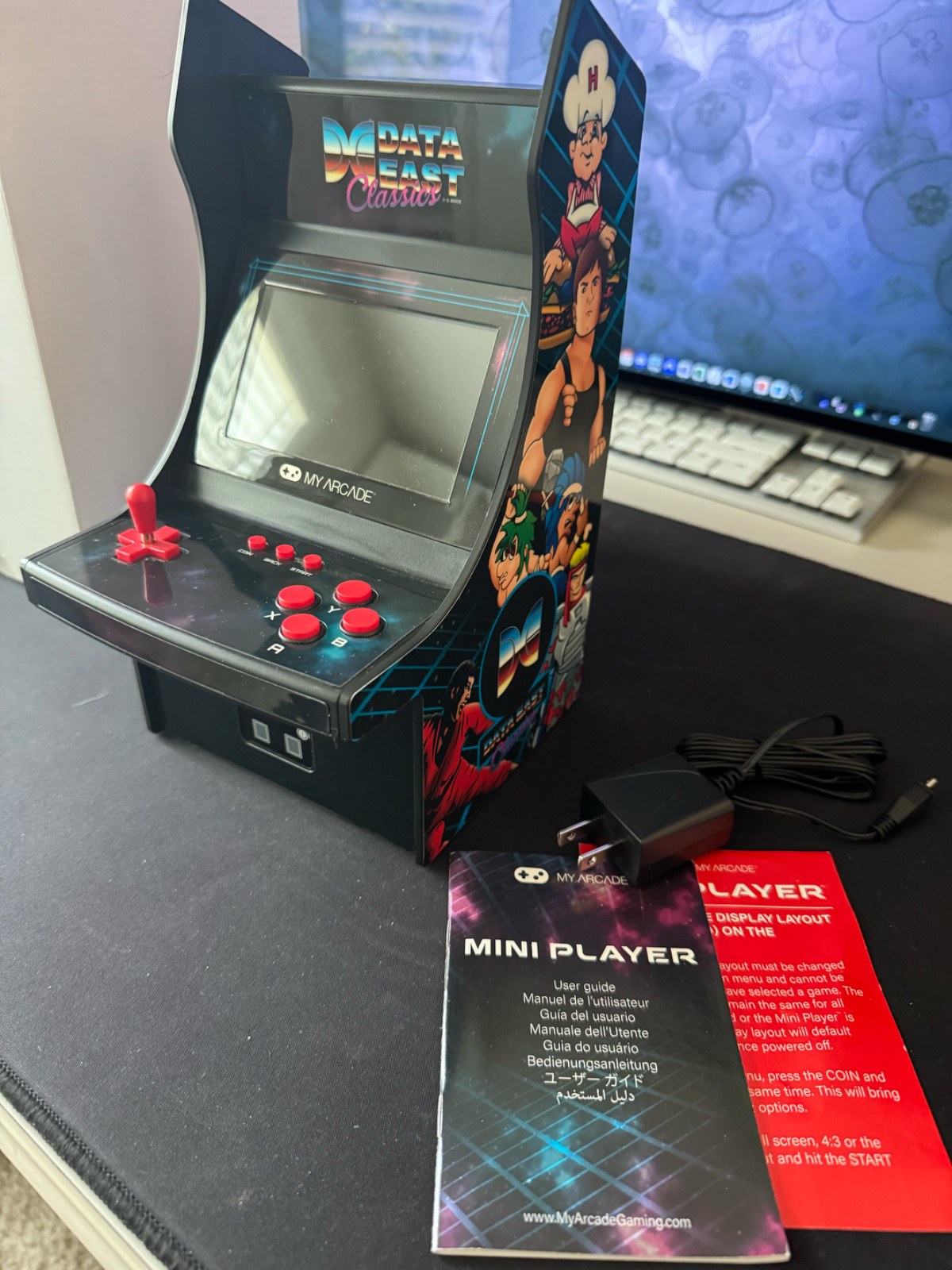 My Arcade Data East Classics Mini Player 10″ Inch Mini Arcade Machine Cabinet