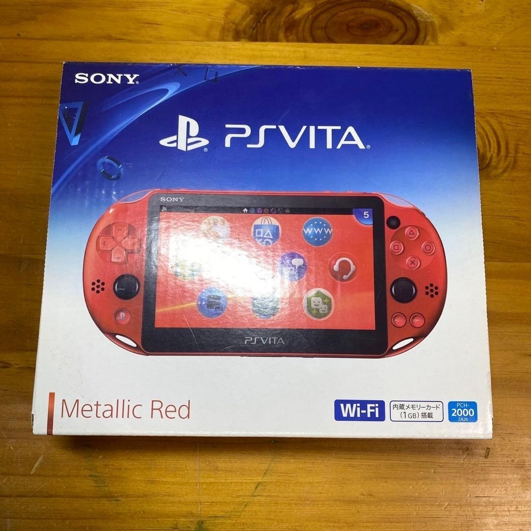 PSVITA 2000 Metallic Red Console 6261 From Japan