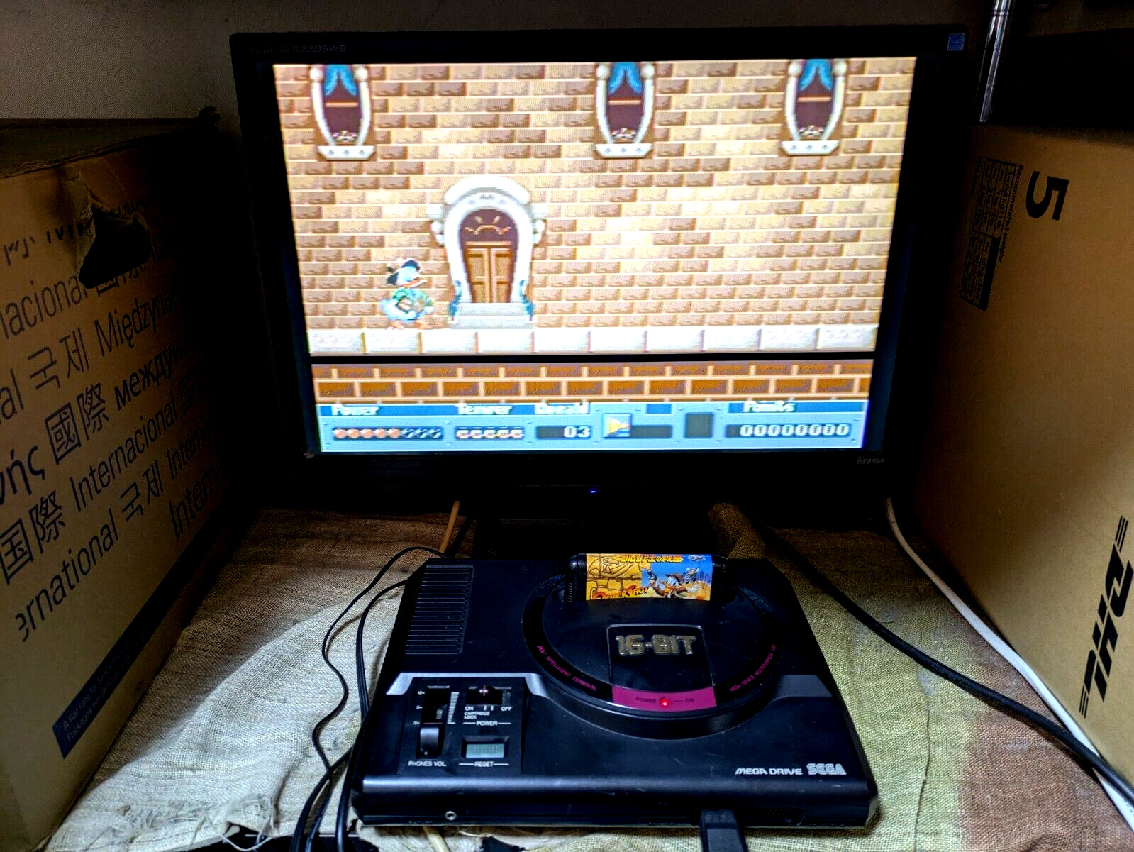 SEGA Mega Drive Console 16BIT Magical☆Taruto-kun Donald Duck Japan