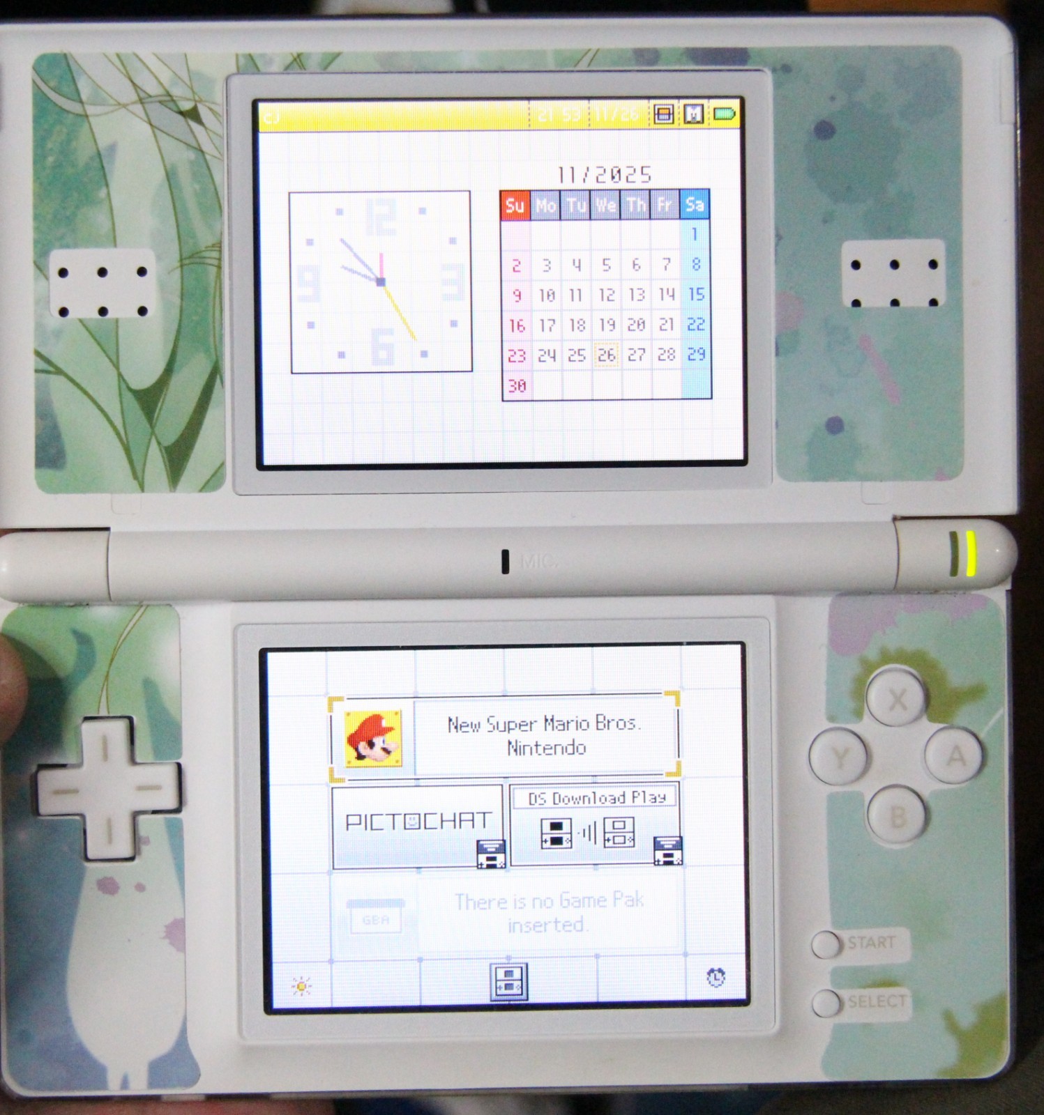 Nintendo DS Lite + Super Mario + Charger – TESTED | USA Seller