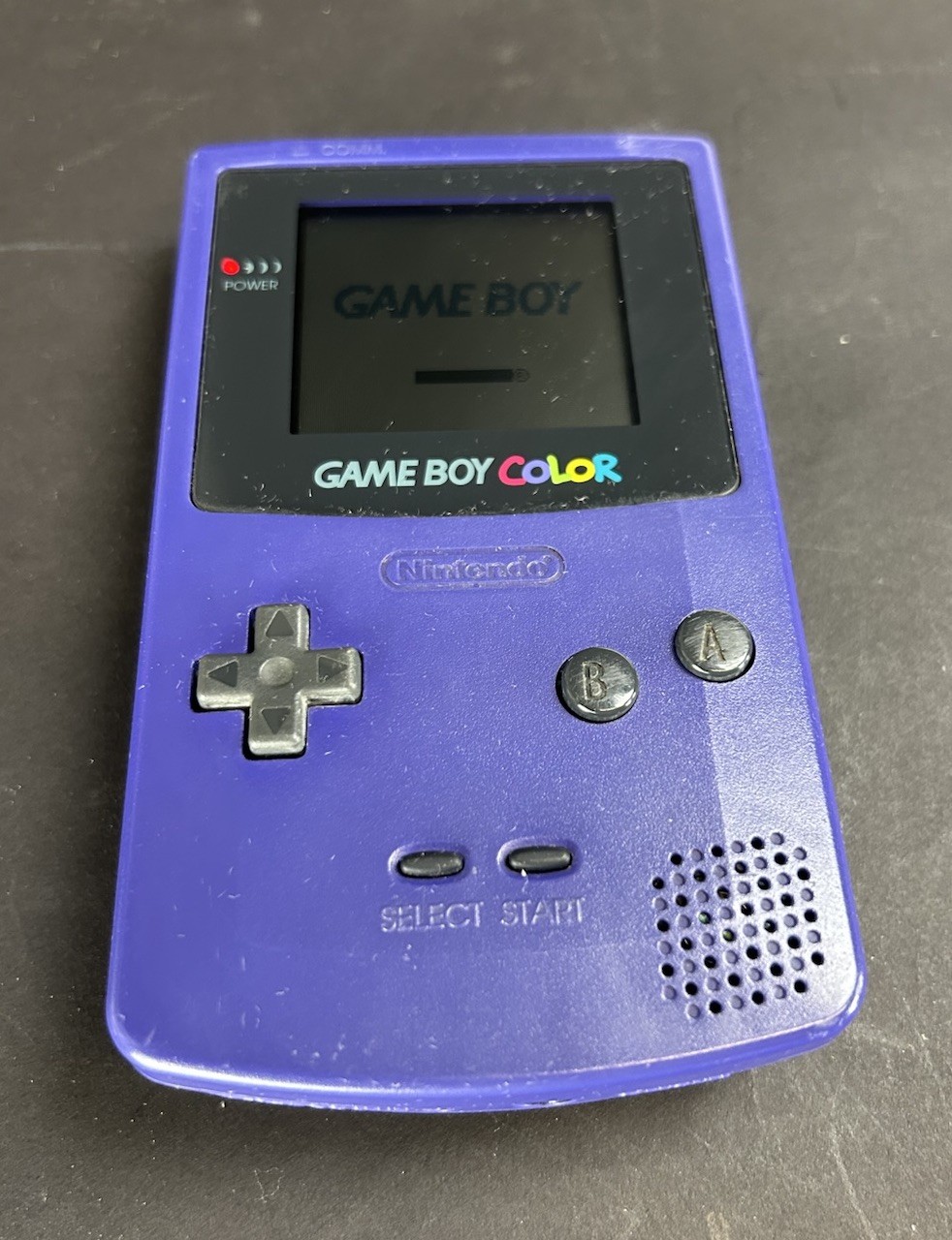 1998 Game Boy Color Grape CGB-001 Works