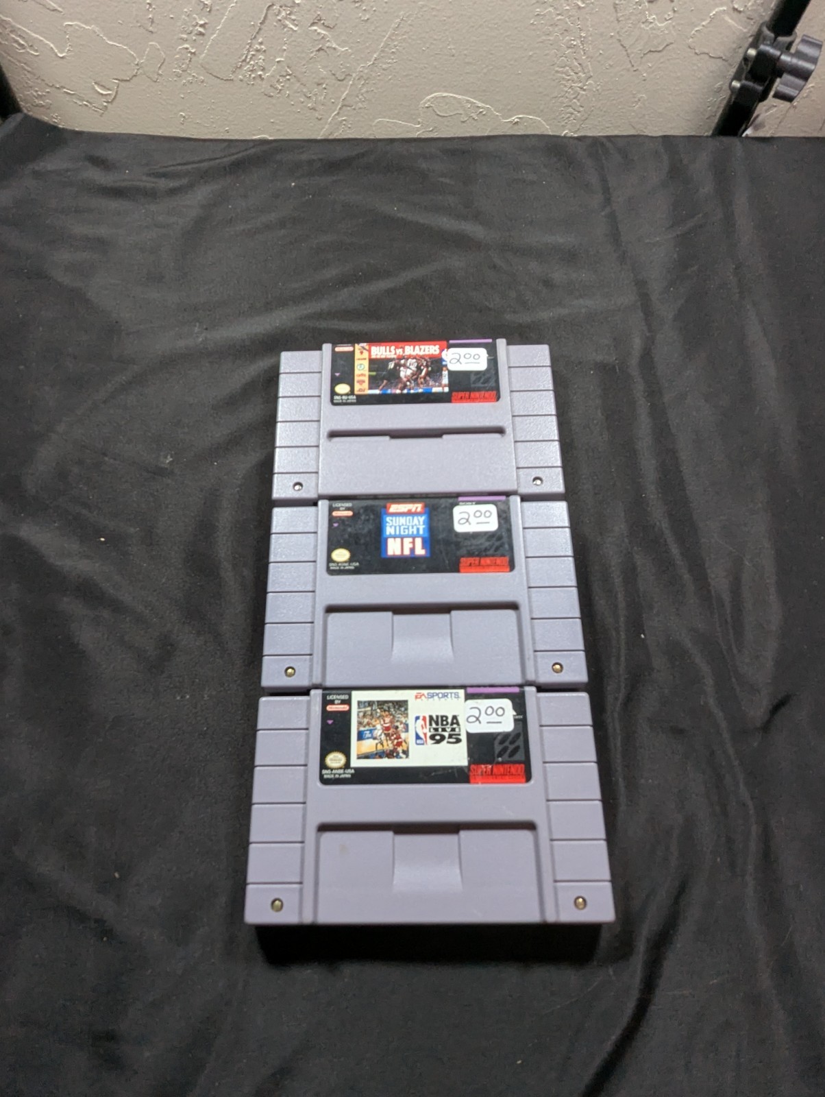 Super Nintendo SNES Console Bundle w/ Controller 3 Games All Cables Tested