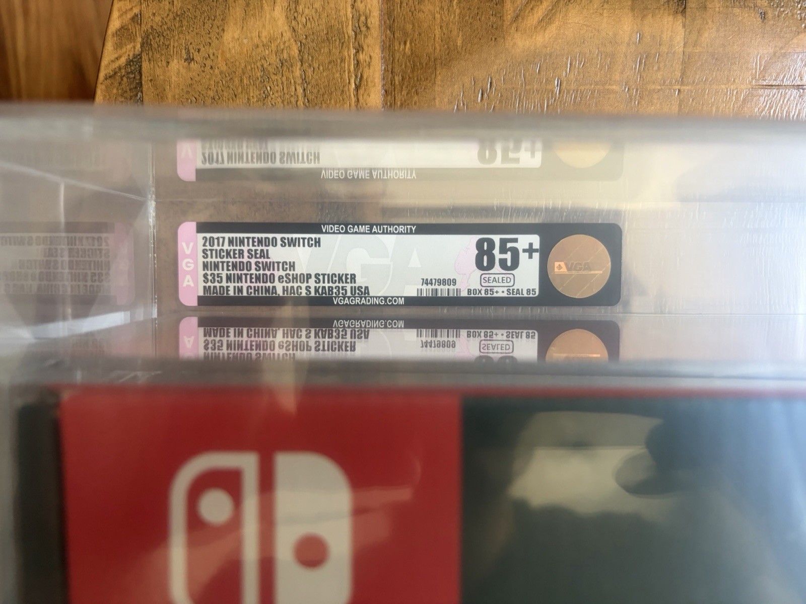 ✅Nintendo Switch Red Blue Joycon Console +$35 Eshop Bundle – RARE VGA Graded 85+