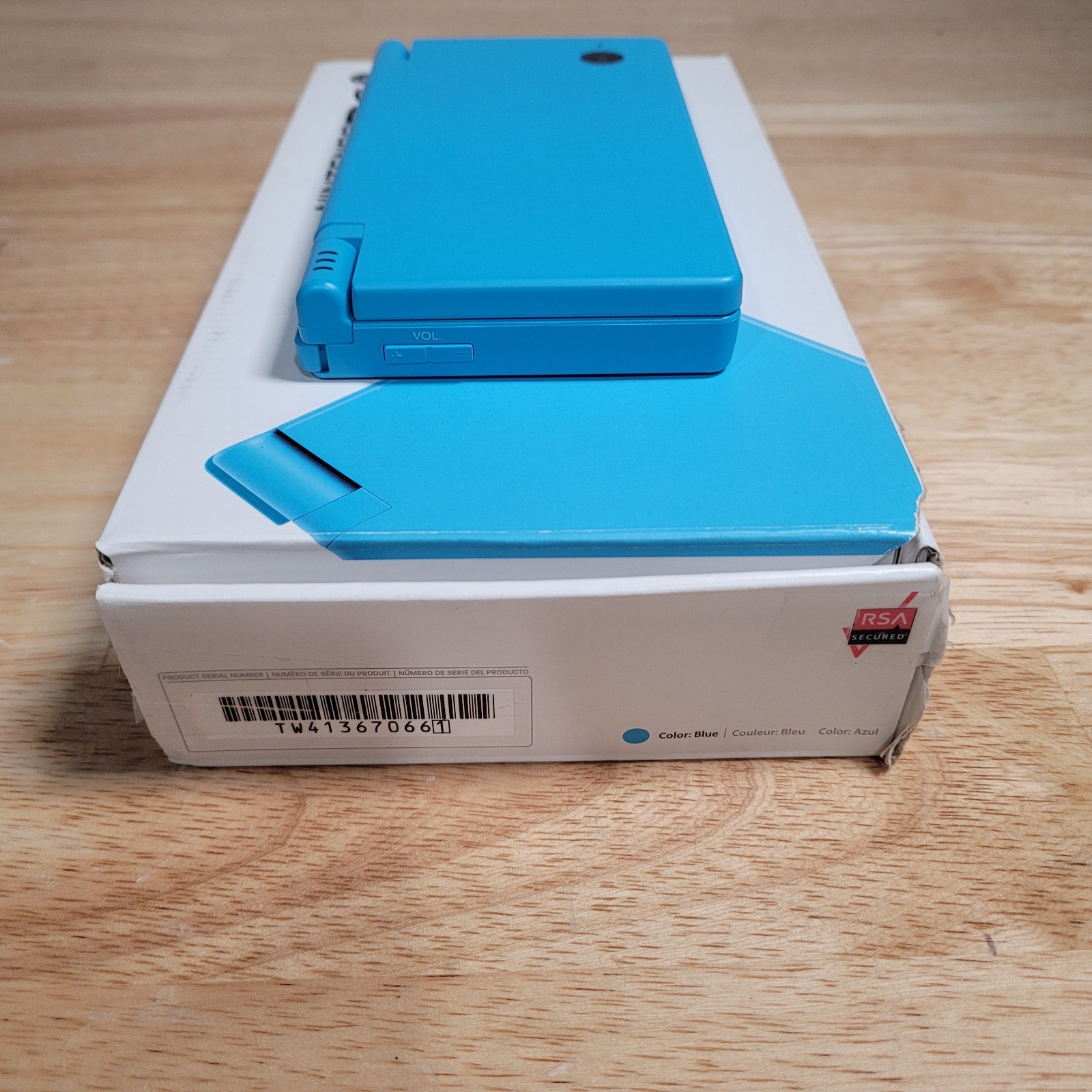 Nintendo DSi Light Blue Console CIB Complete in Box Matching Serial – Tested