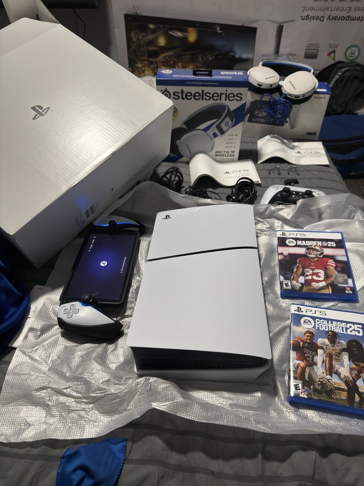 Ps5 Slim With Extras Comes With Everything You See In Photo
