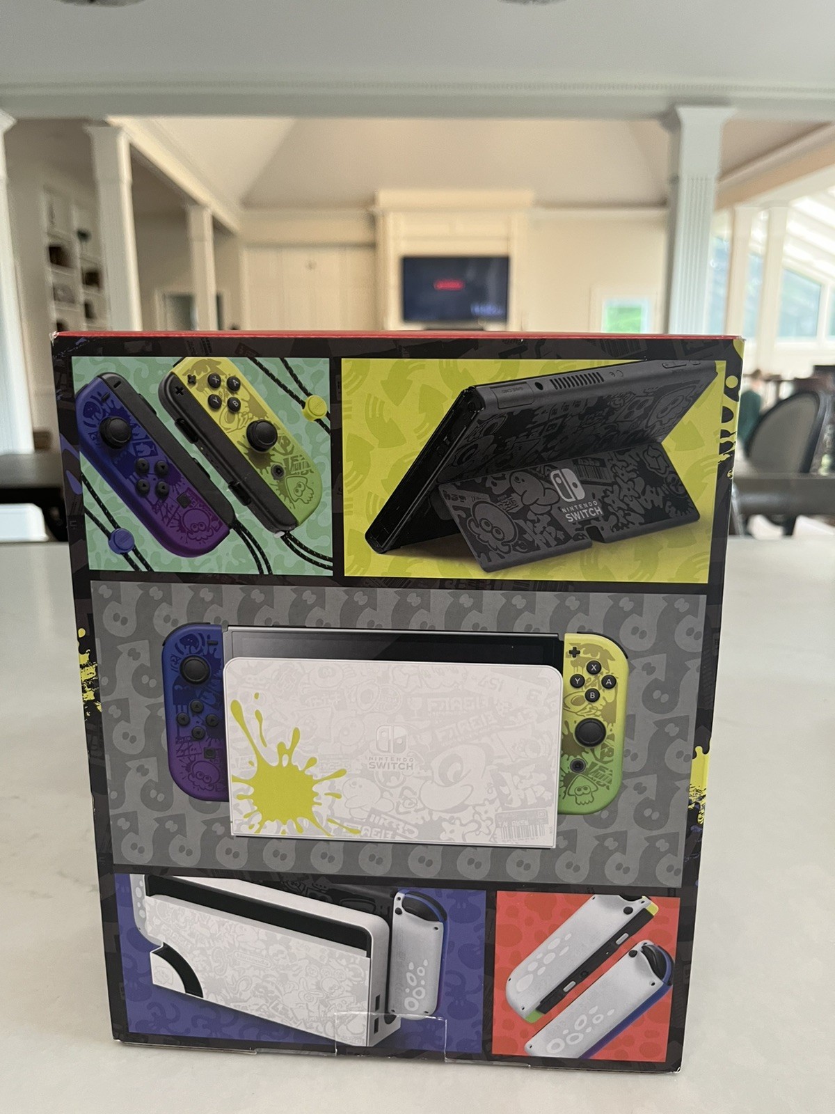 Nintendo Switch OLED Splatoon 3 Edition Bundle CIB w/ 8 Controllers & Dock