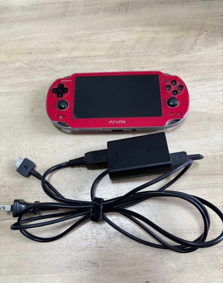 Excellent SONY PS Vita PCH-1000 ZA03 Cosmic Red Wifi