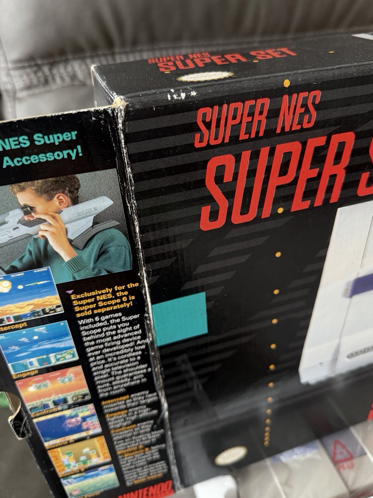 Nintendo SNES Gray Console Super Nintendo Entertainment System Serial Matching