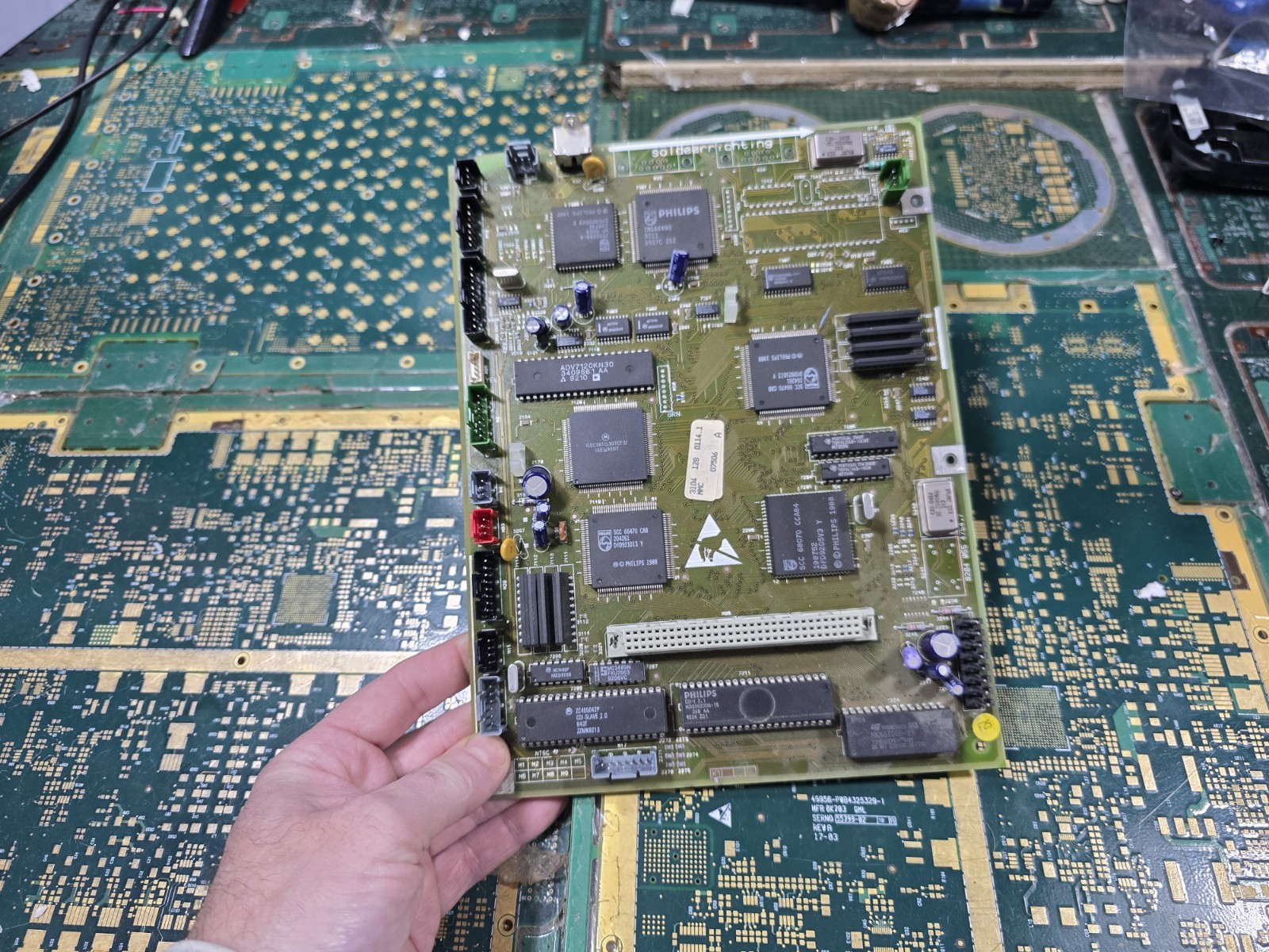 Philips CDI 910 EXACT 3104 128 0114.1 Board-Not Tested-Intact-PARTS-READ ALL