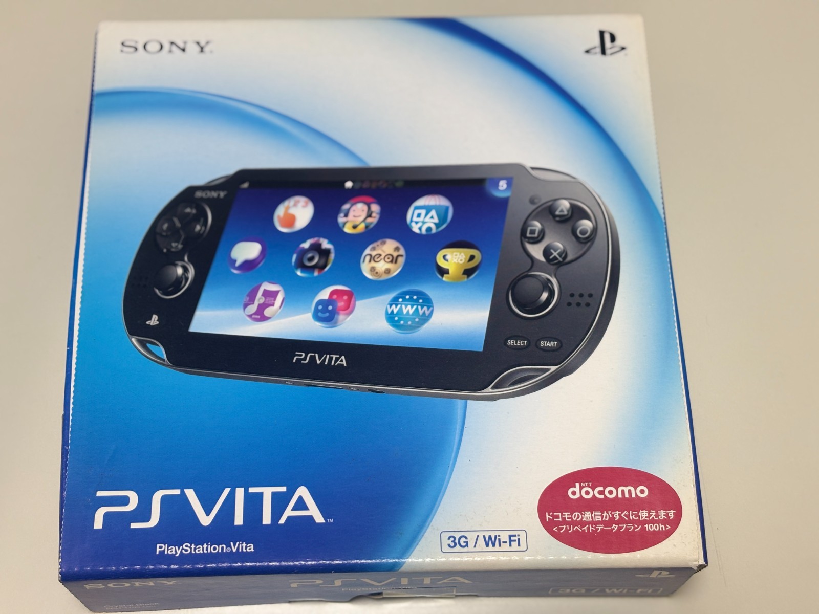 Factory Sealed PS Vita PlayStation OLED Crystal Black PCH-1100 Console W/Box