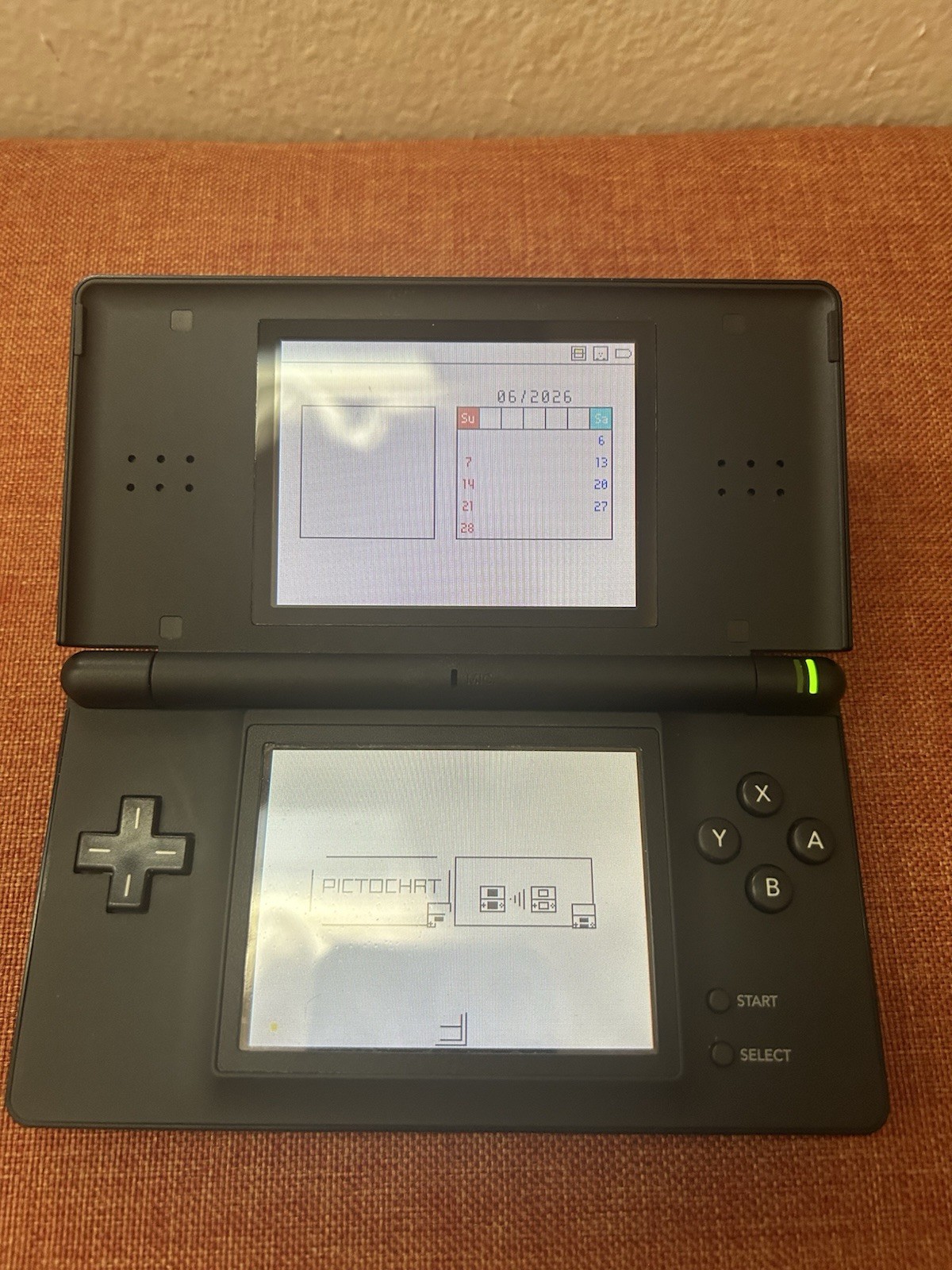 Nintendo DS Lite Black Onyx Tested Working Except Read Description No Charger