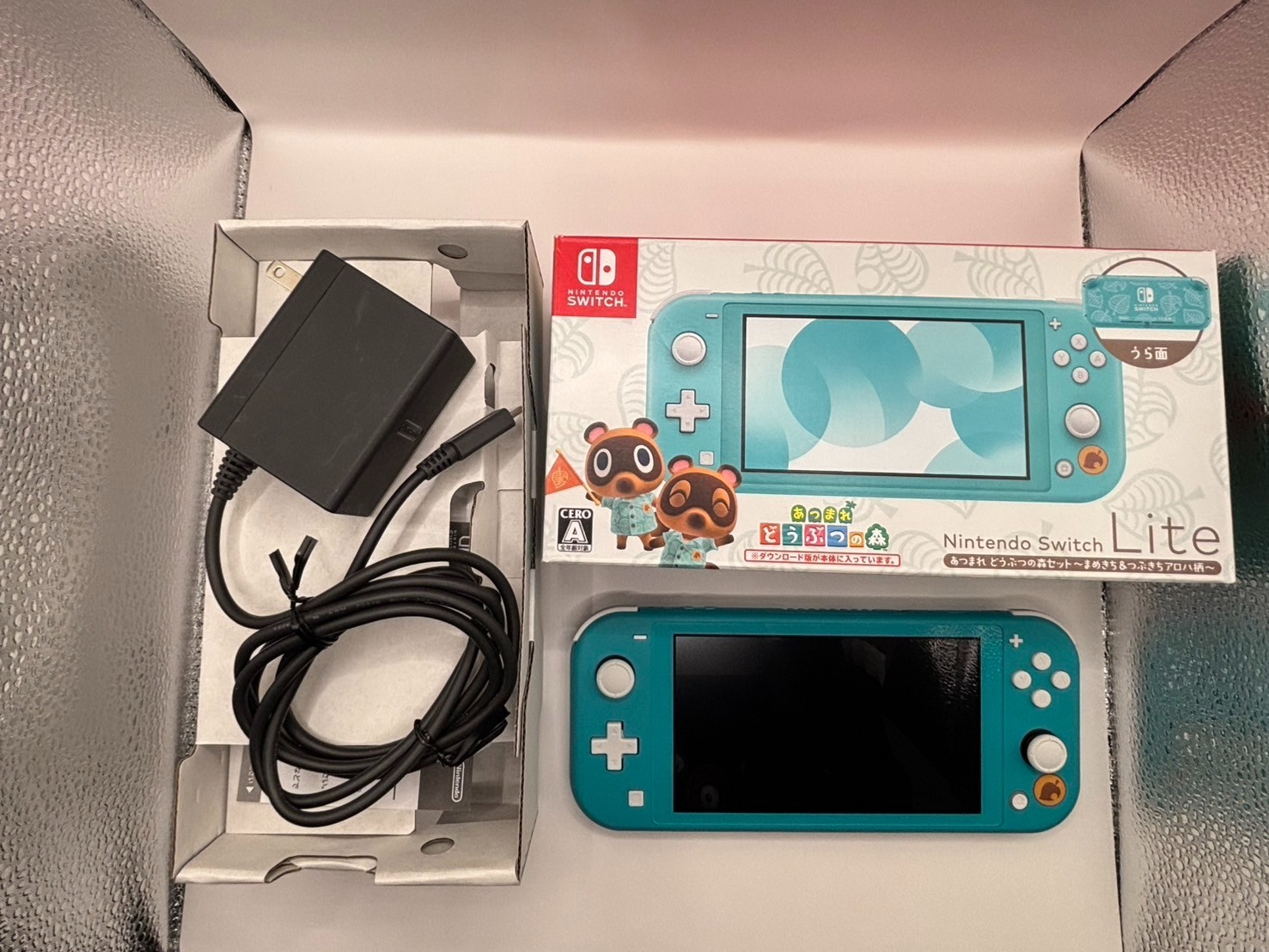 Nintendo Switch Lite Animal Crossing Edition Box Tested Excellent Japan