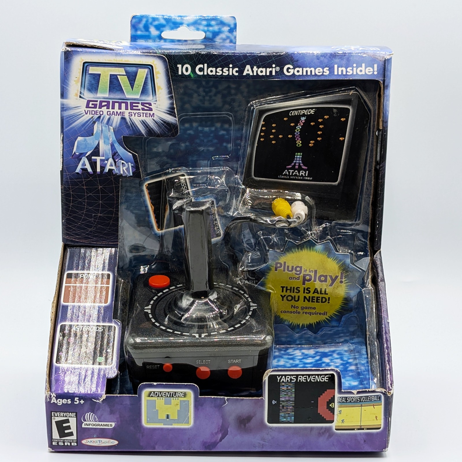 Retro Atari (10 Games In 1) TV Games Electronic Plug & Play Game – Jakks Pacific