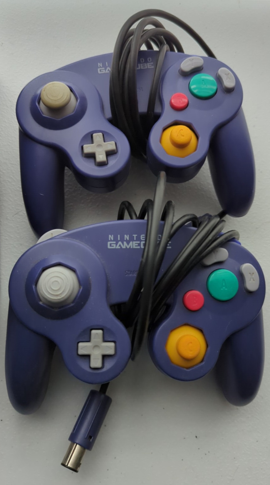 Nintendo GameCube DOL-001 Gaming System – Indigo With 2 oem controller Tested