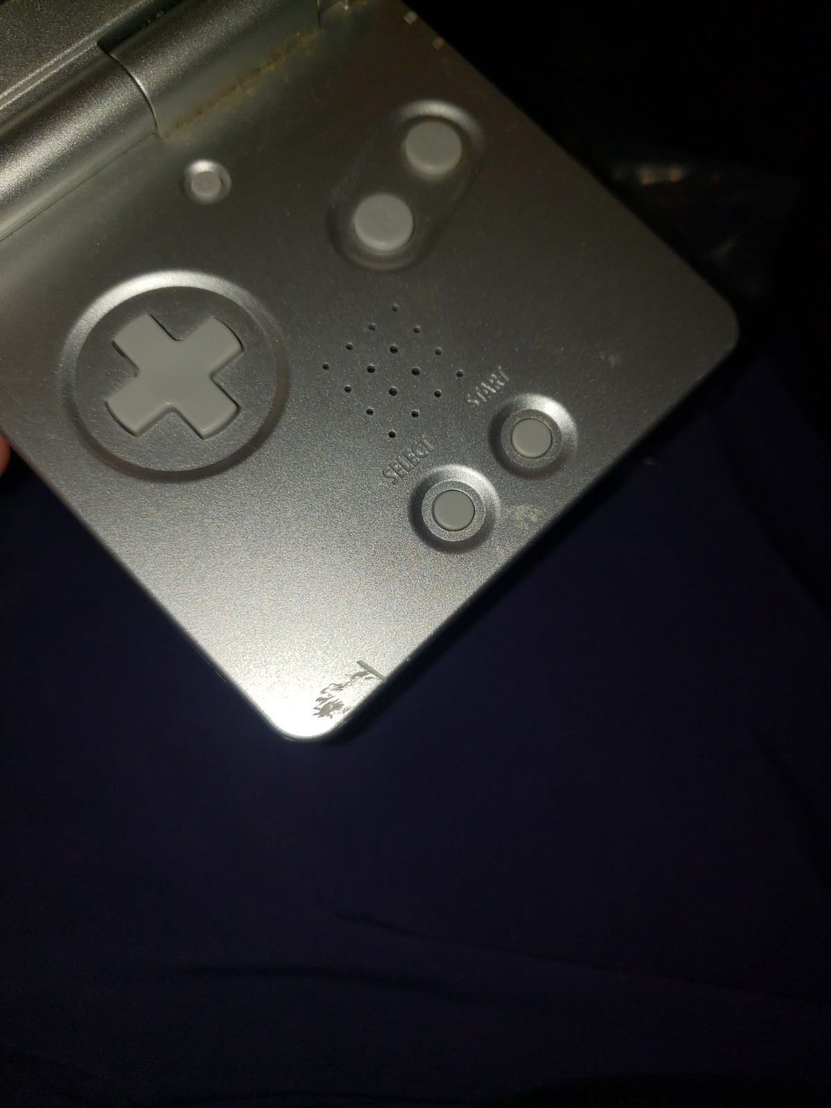Nintendo Gameboy Advance SP Handheld System Console Pearl Blue (AGS-001) Tested