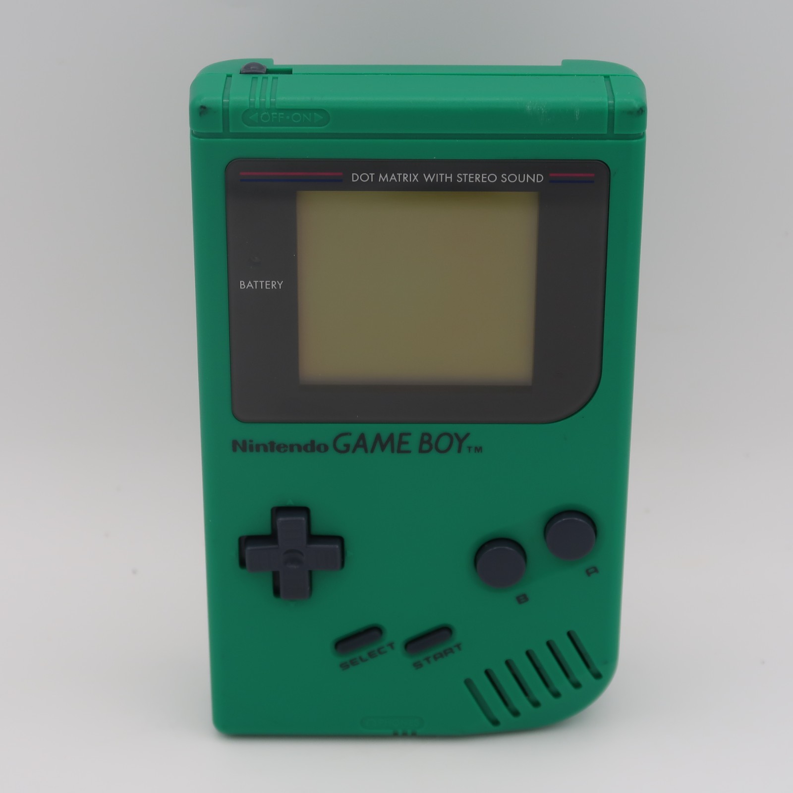 Nintendo Gameboy Original Green DMG-01 Play It Loud Handheld With Carry Case