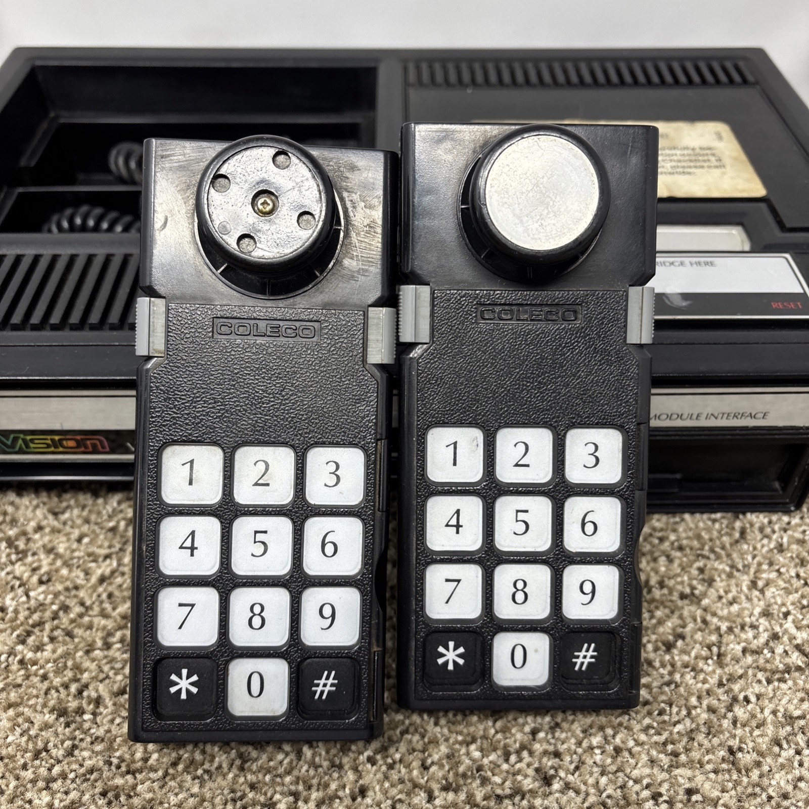 Colecovision Console Bundle Lot With Game 100% TESTED WORKING Tested