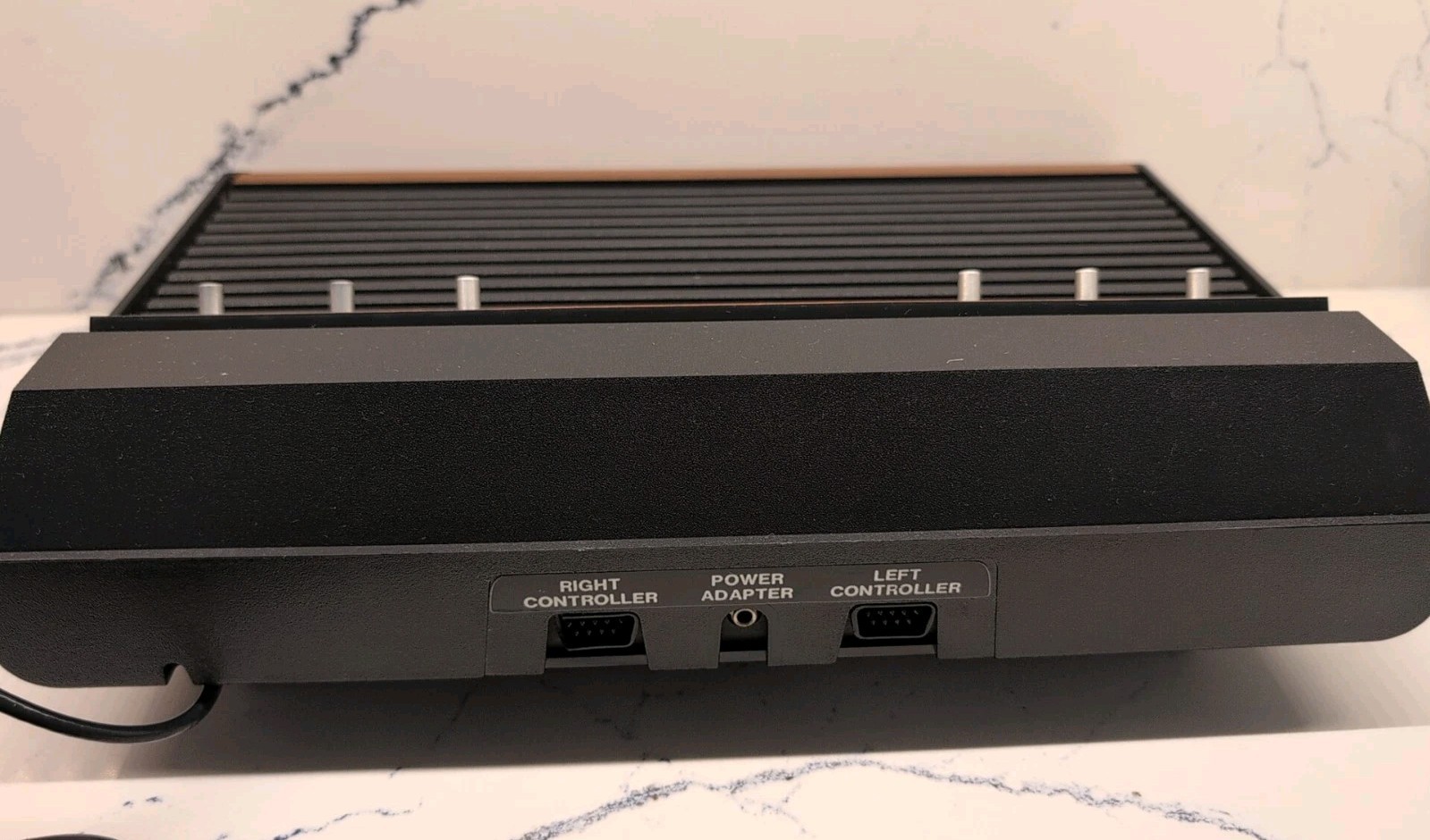 Atari 2600 Console W/ Adapter, 2 Joystick, 2 Set Paddles Connect To TV Untested