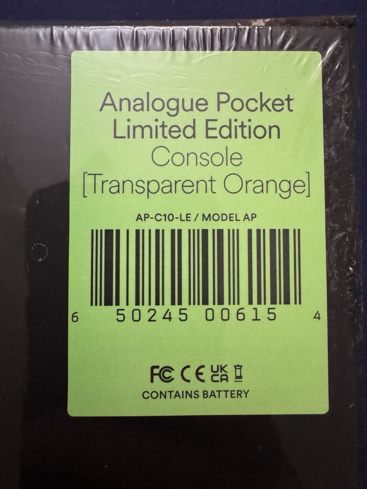 Analogue Pocket Handheld System Transparent Orange Limited Edition BRAND NEW