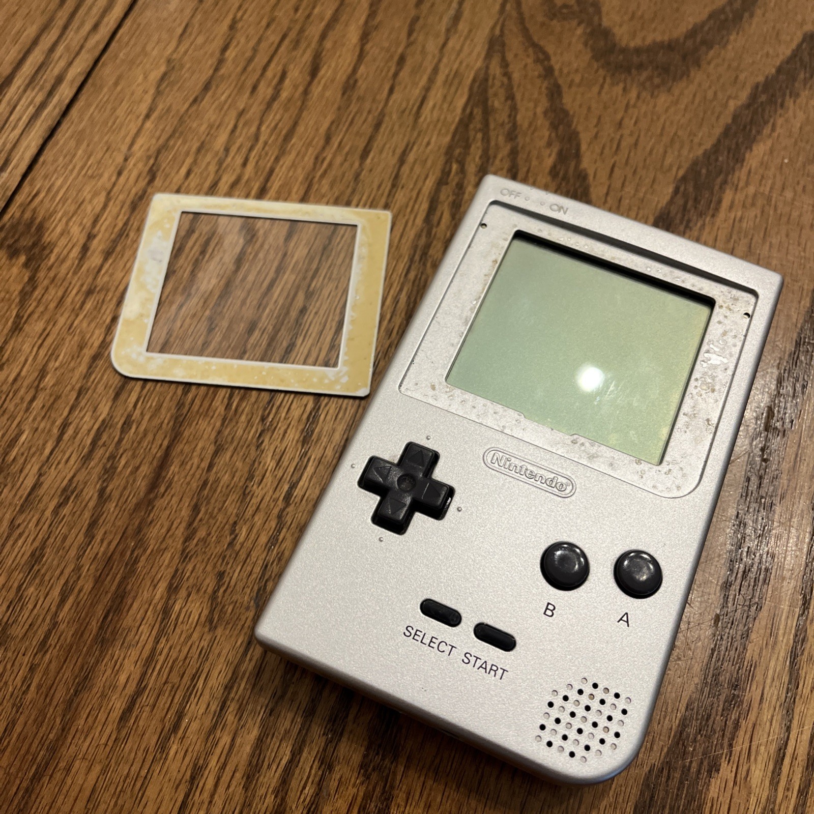 Nintendo Game Boy Pocket – Silver – Working Handheld Console *Read*