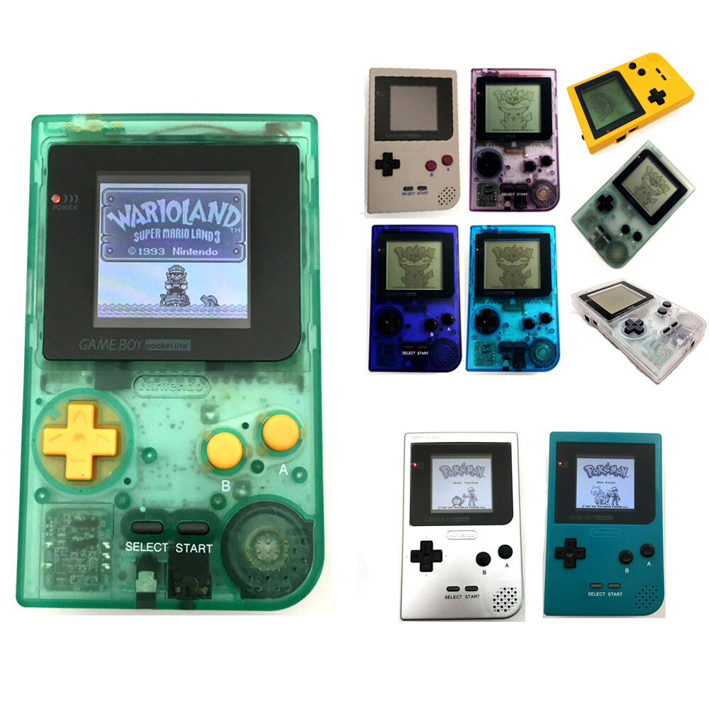 Gray 5 levels High Backlight Backlit LCD Screen Game Boy Pocket GBP Game Console