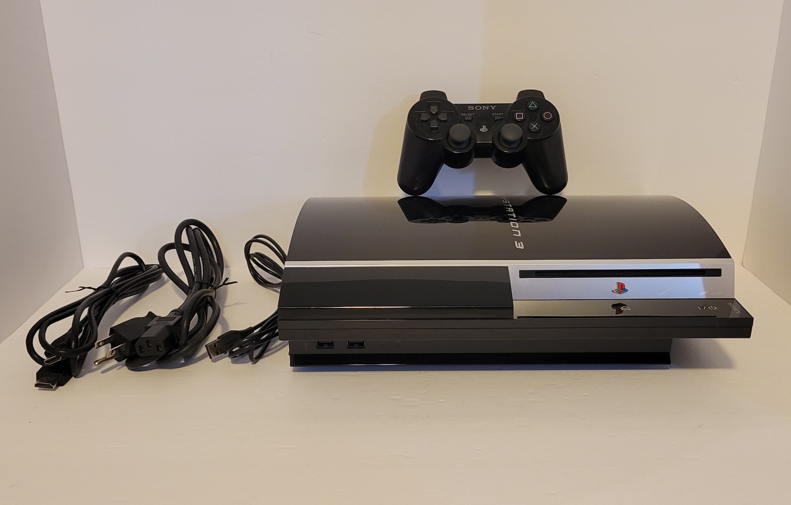 Sony PlayStation 3 Fat CECHP01 160GB Software 4.70 Console w/ controller TESTED