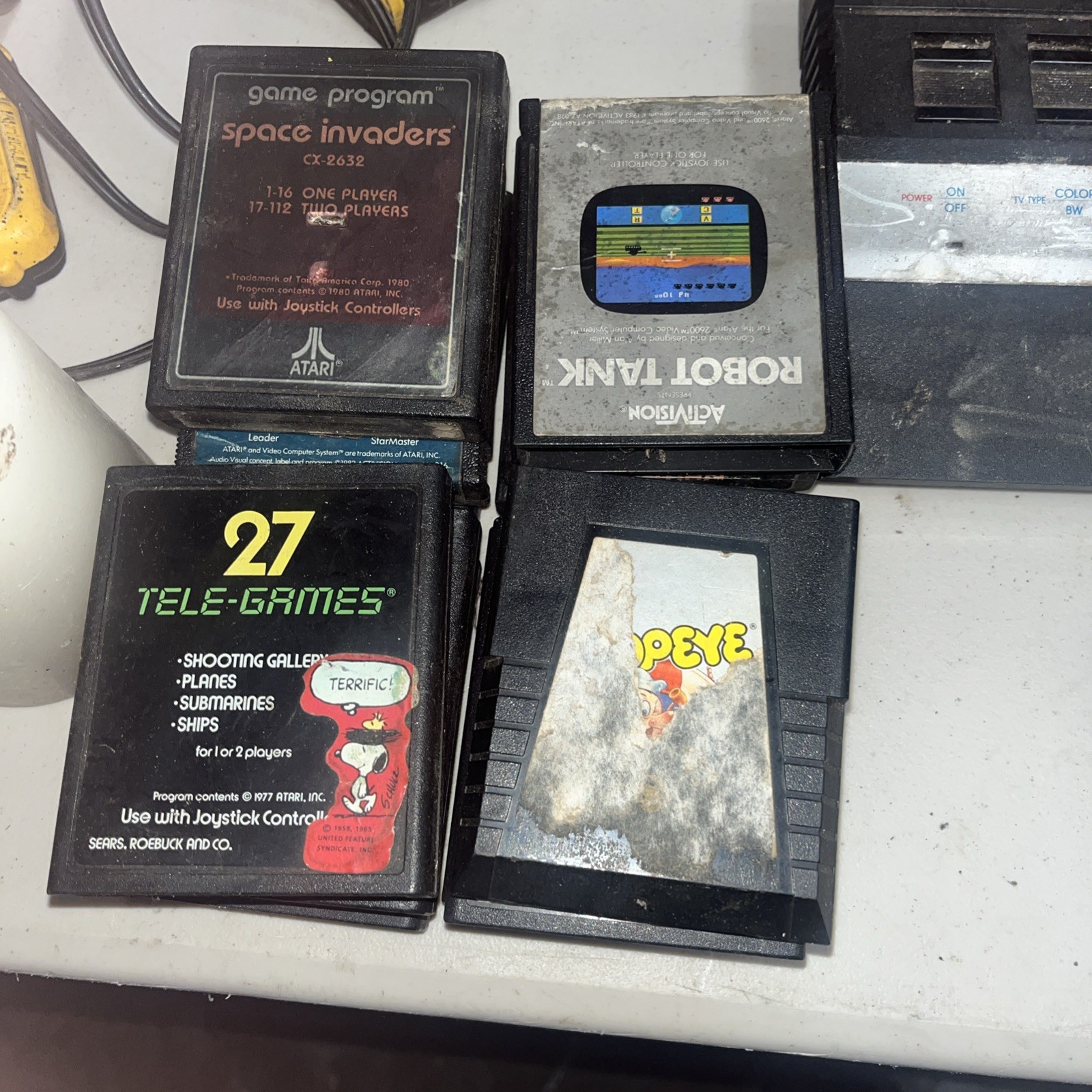 Atari 2600 Darth Vader Black Game Console And 12 Games