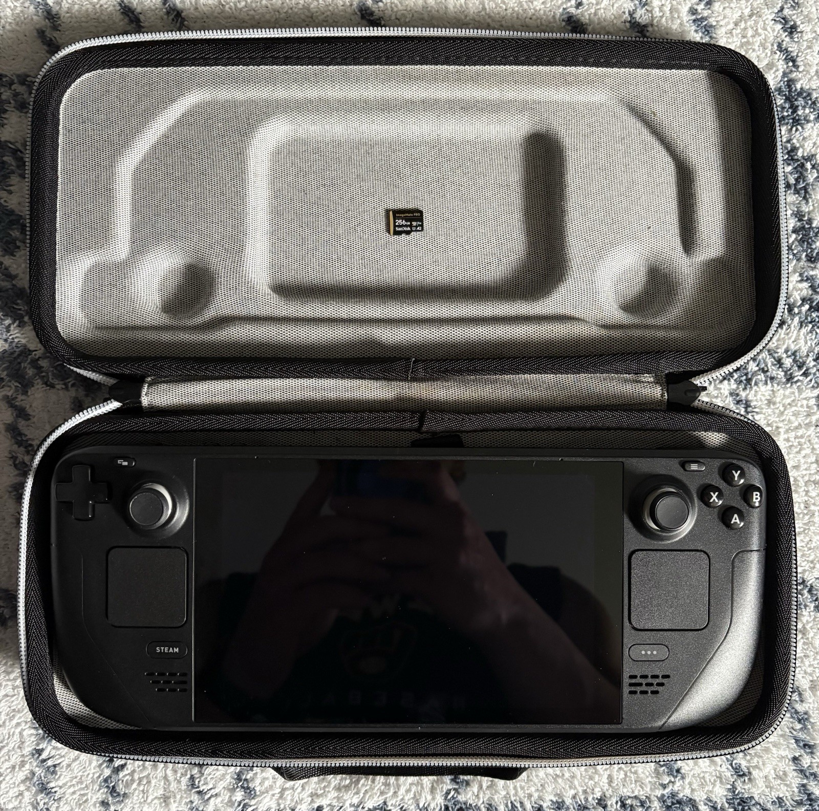Steam Deck LCD 256GB with 256GB MicroSD Card & Protective Travel Case