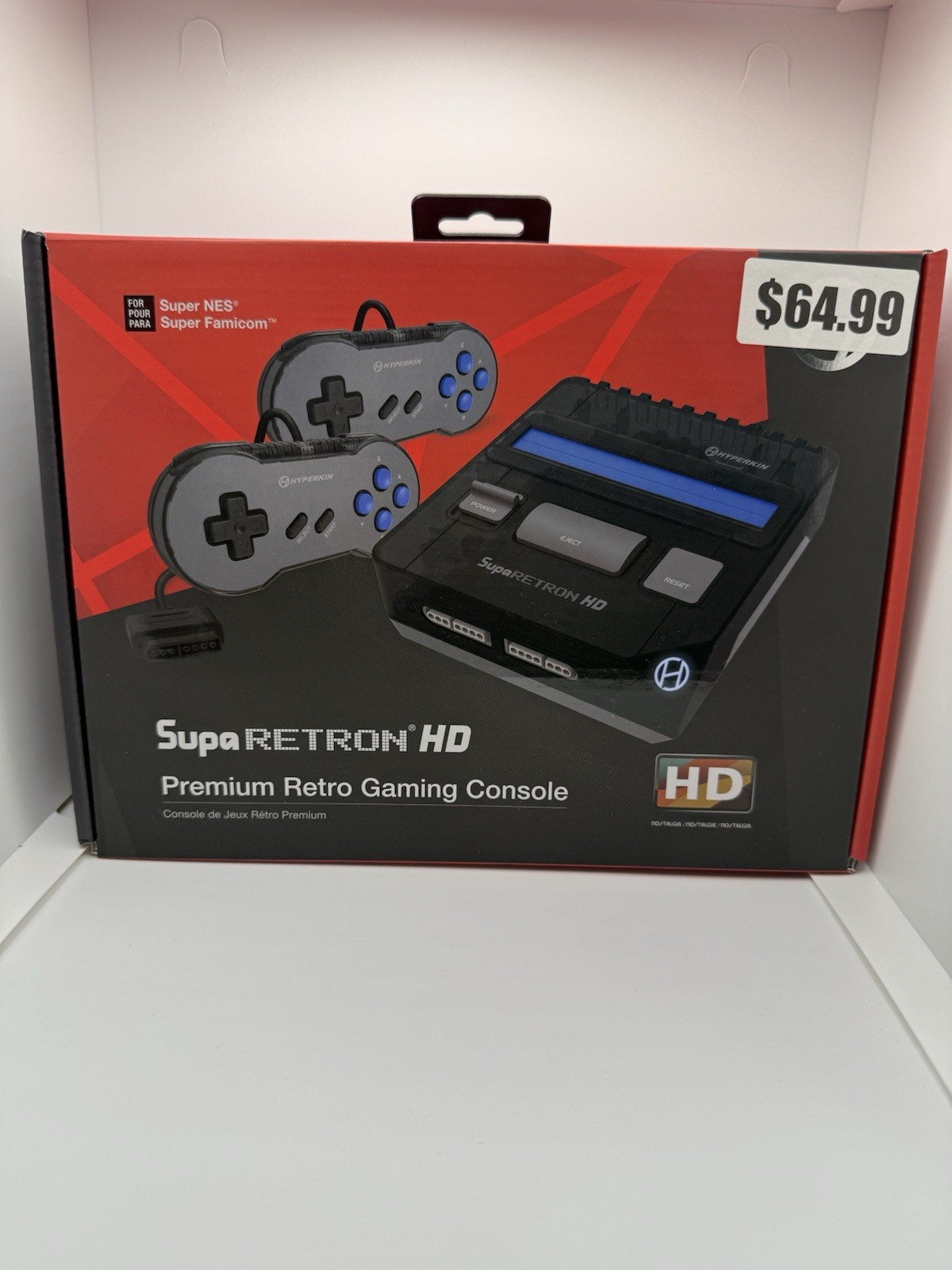 Hyperkin SupaRetron HD SNES Console Black, 720p HDMI, Region Free