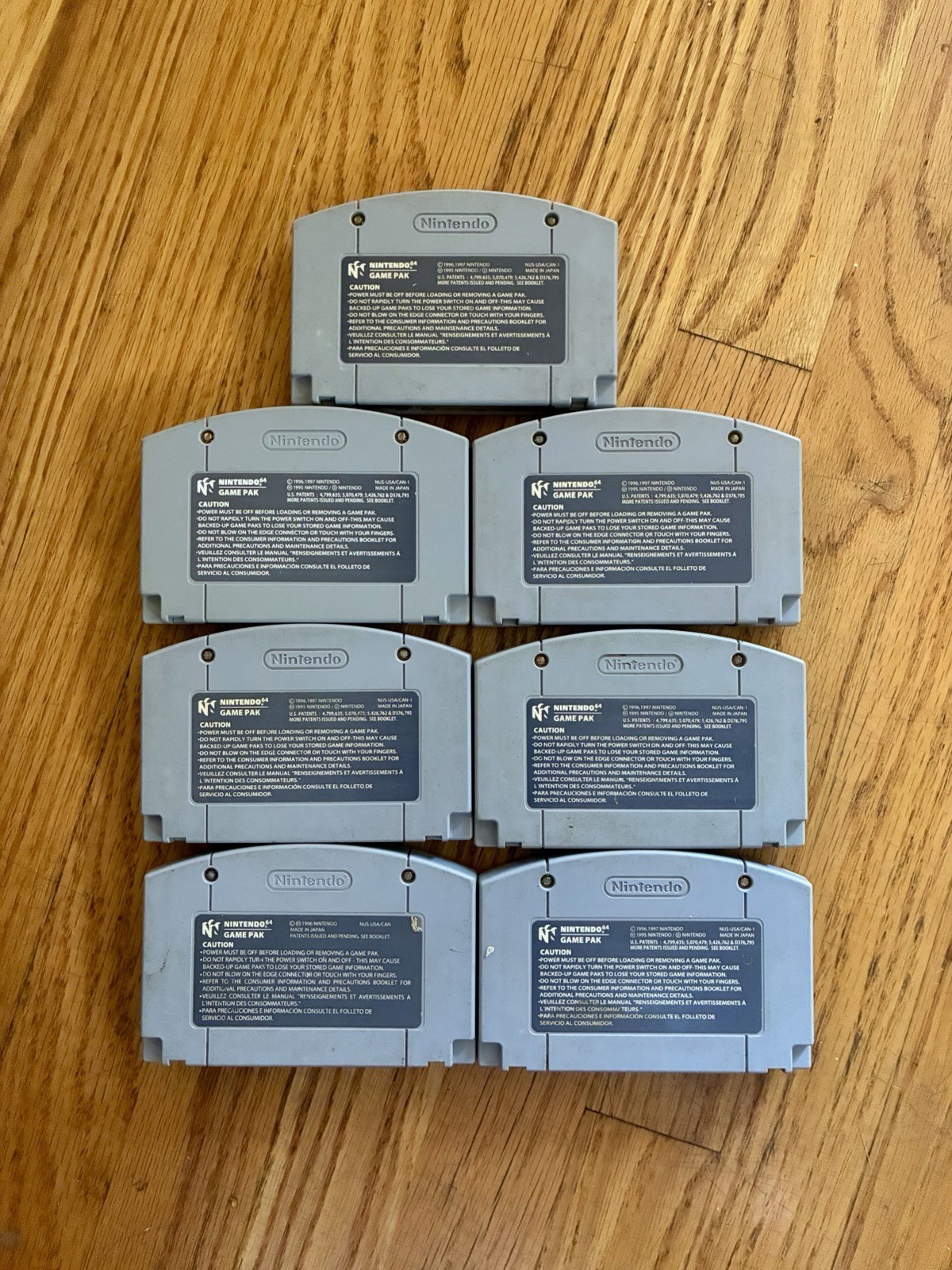 Nintendo 64 N64 Console + 3 Controllers + 7 Games + Power & AV Cables Bundle