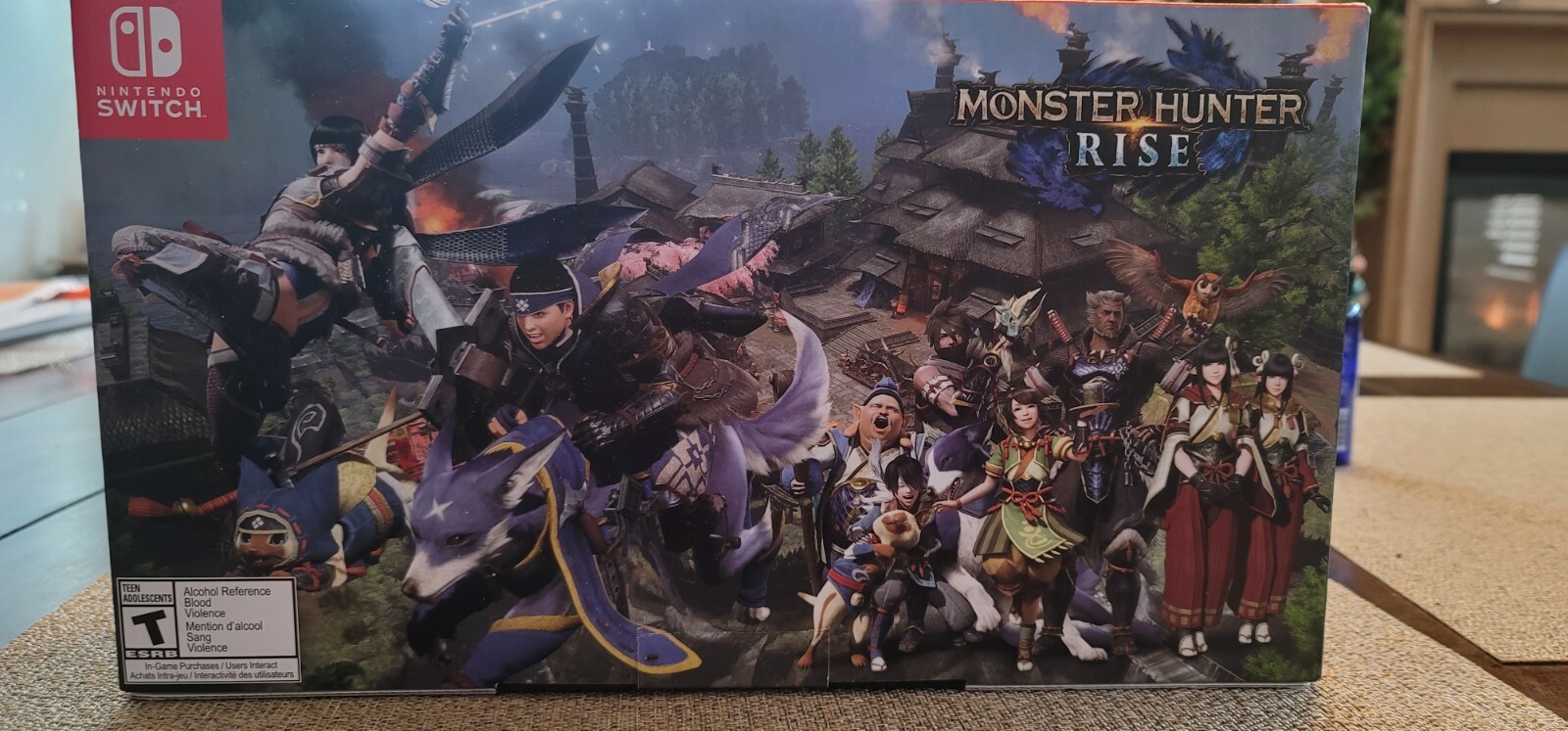 New Never used Nintendo Switch MONSTER HUNTER RISE Deluxe Edition – Gray/Gray