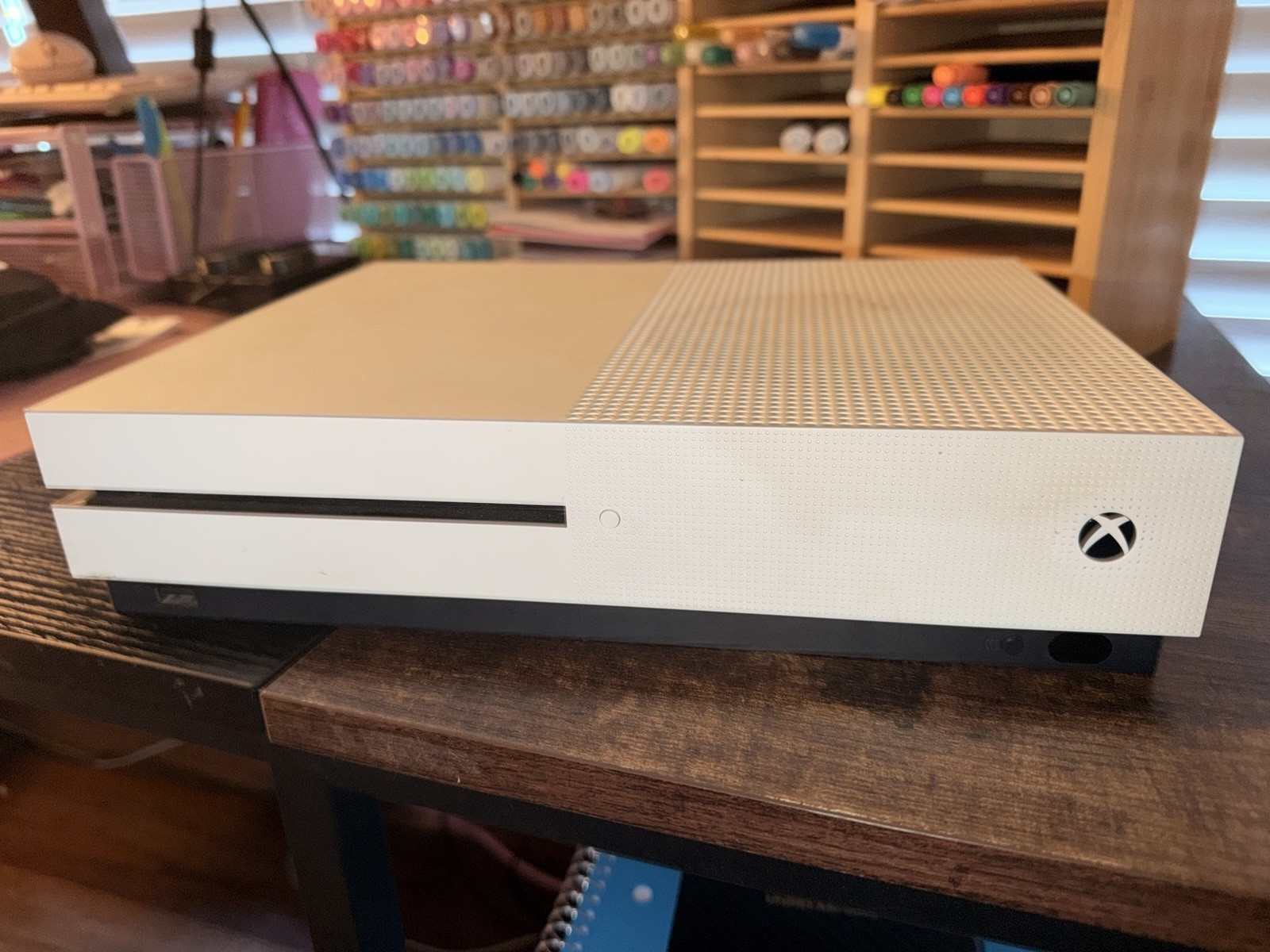 Microsoft Xbox One S 256GB White Console w/ Controller 4K UHD Blu-Ray