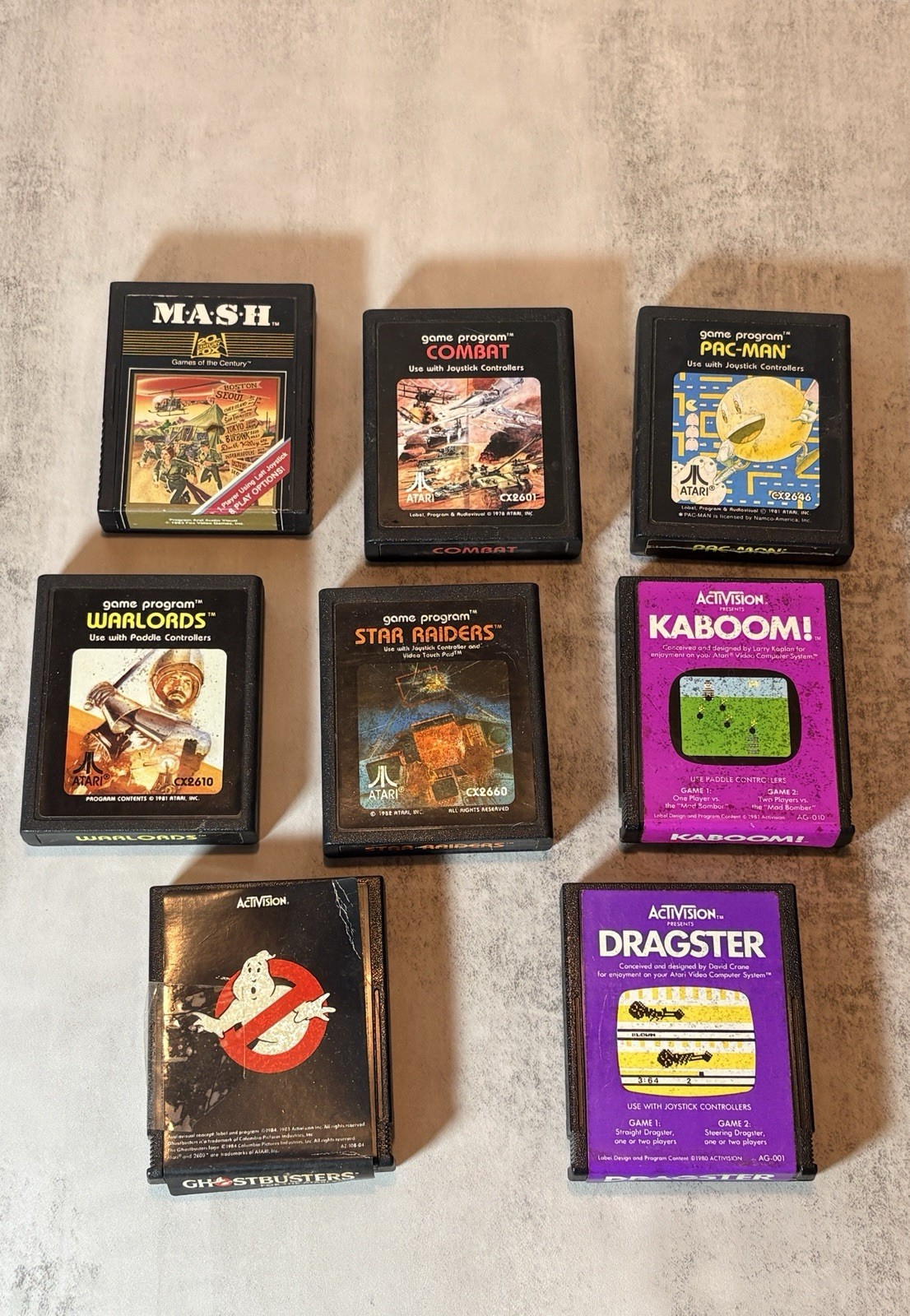 Atari 2600 Darth Vader Console In Box 8 Games Joysticks Paddles Paperwork Tested