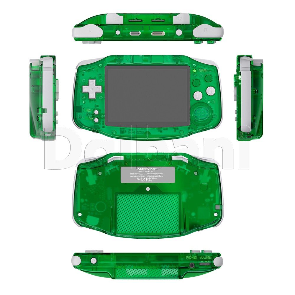 RG34XX Green Anbernic Handheld Game Console RG 34XX 64-bit Linux System 64GB